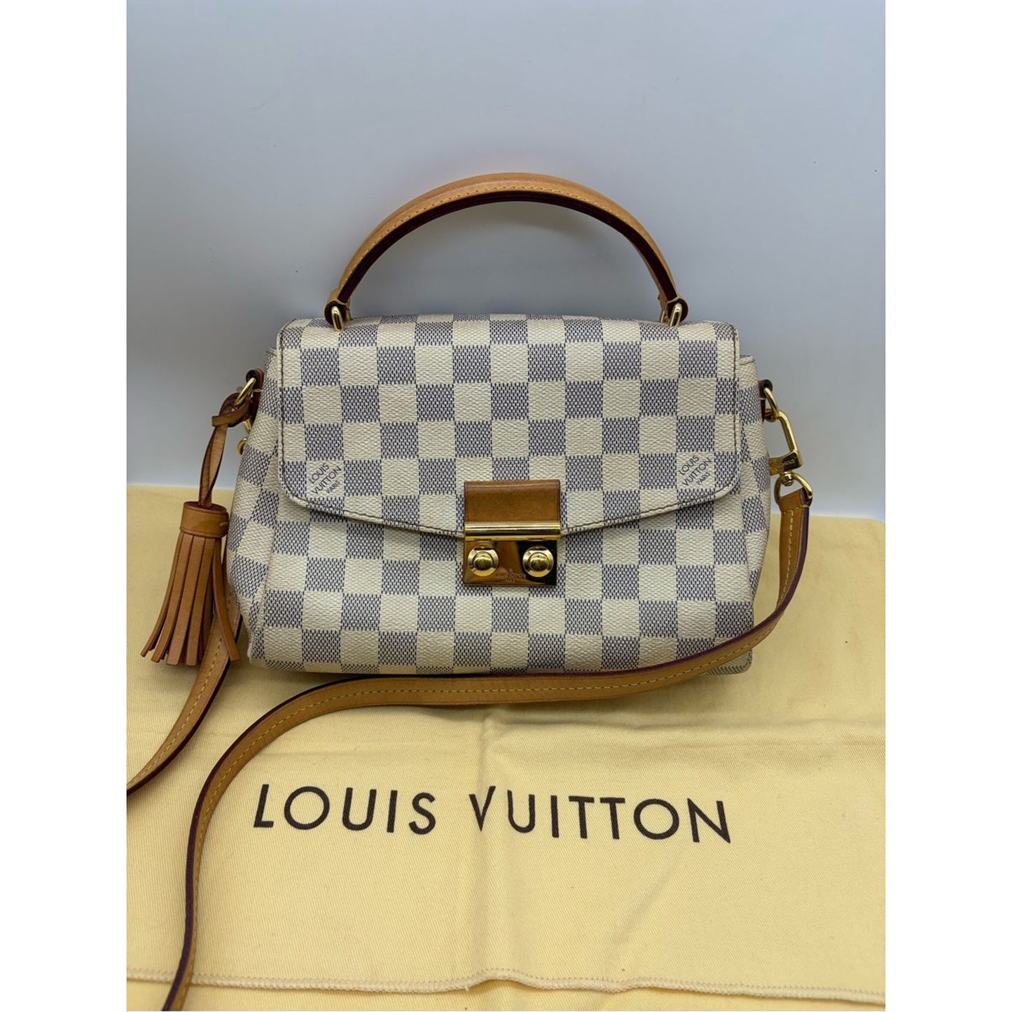 Louis Vuitton Damier Azur Croisette Bag