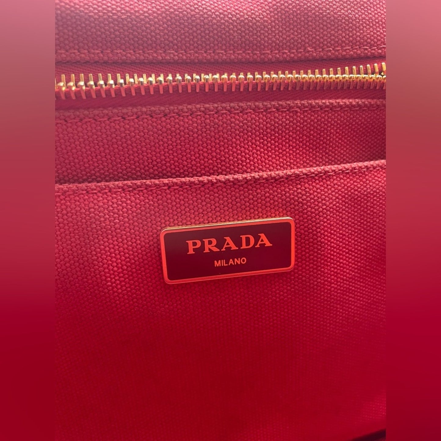 Prada Canapa Two Way Bag