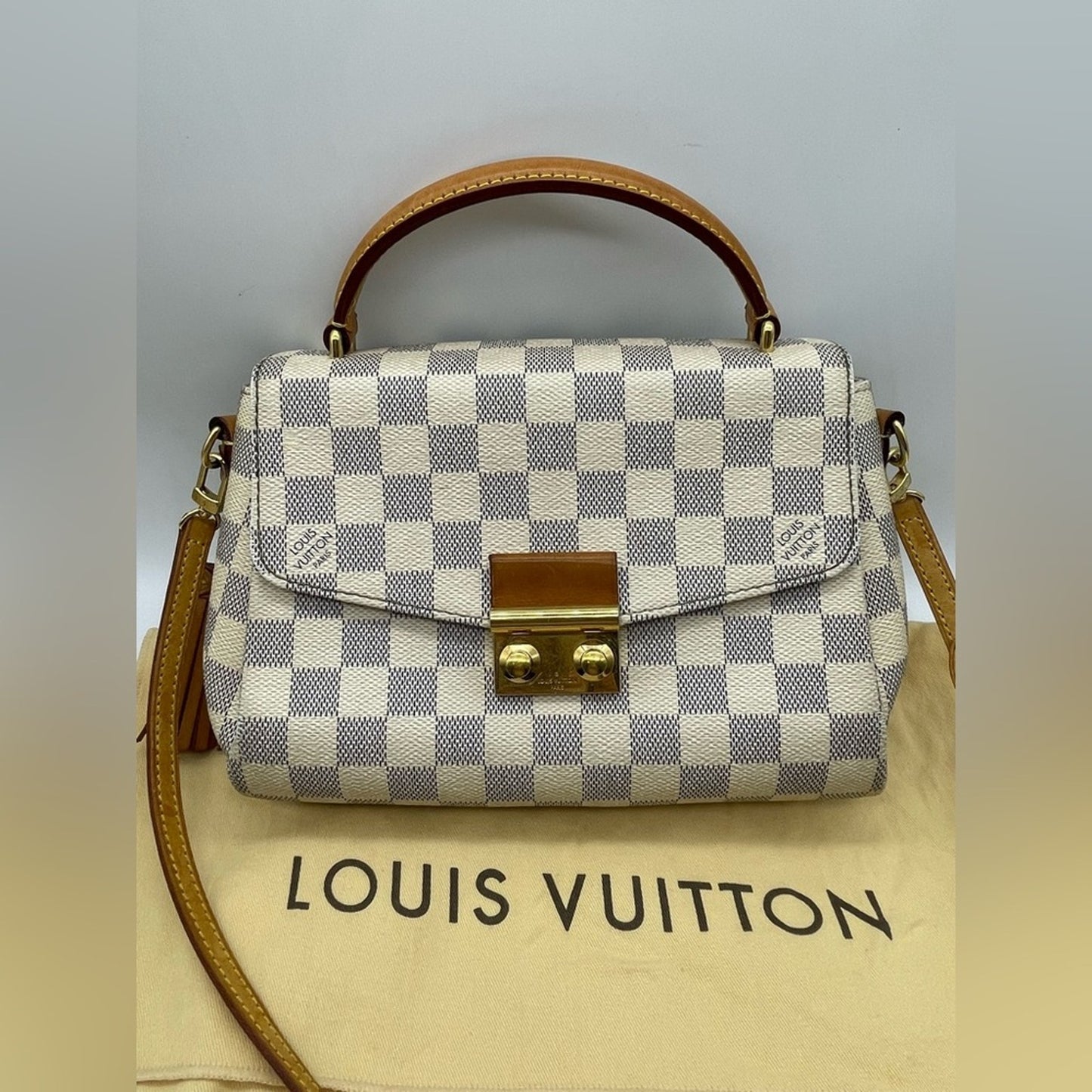 Louis Vuitton Damier Azur Croisette Two Way Bag