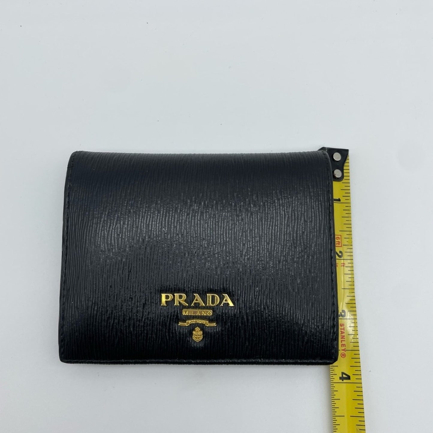 SOLD! Prada Black Leather Wallet