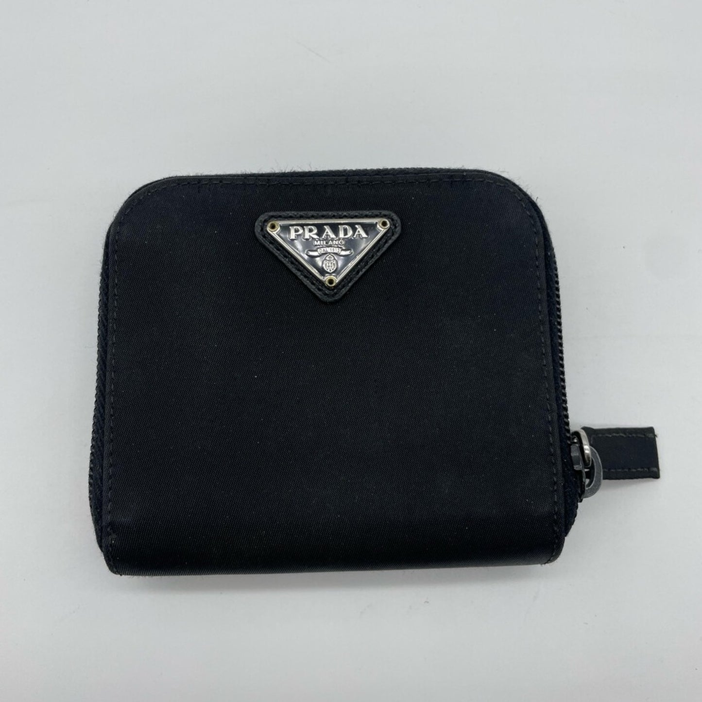SOLD! Prada Nylon Short Zippy Wallet