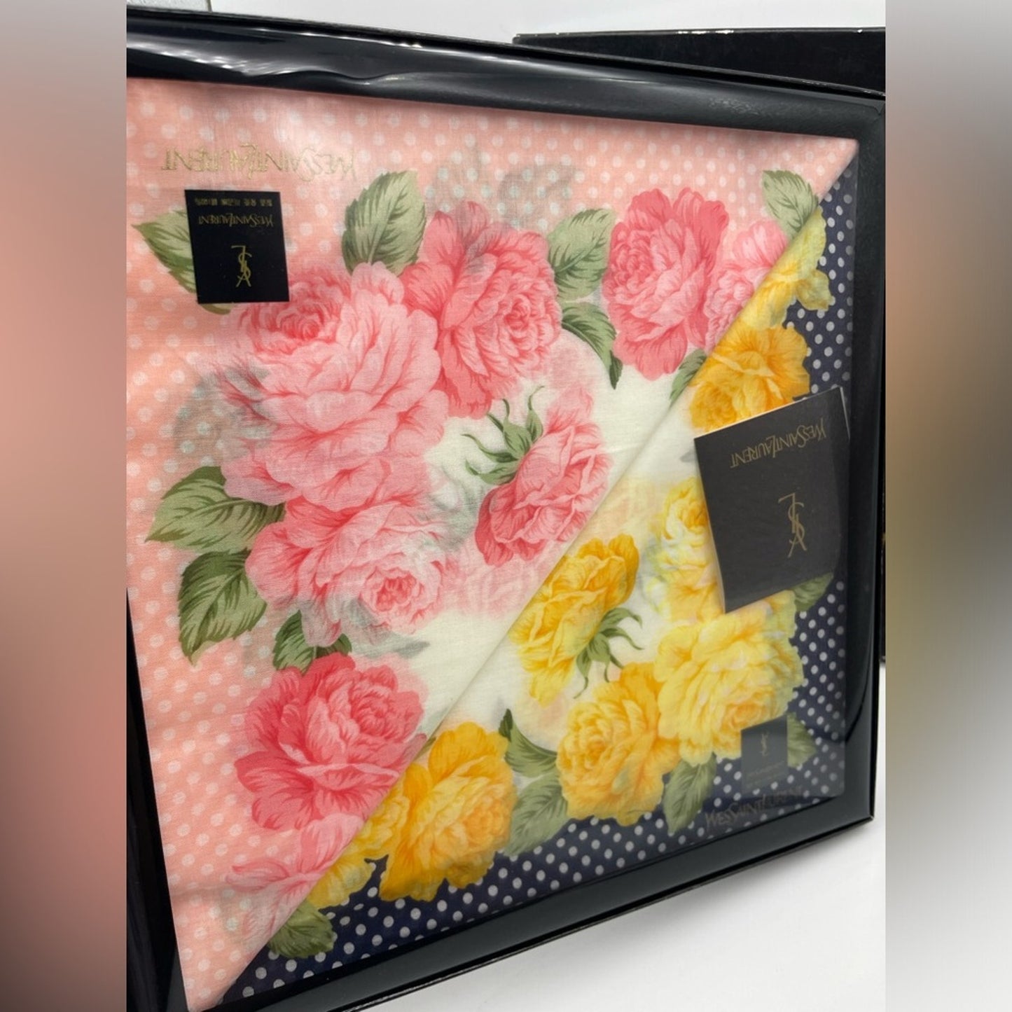 YSL Handkerchief Mini Scarf