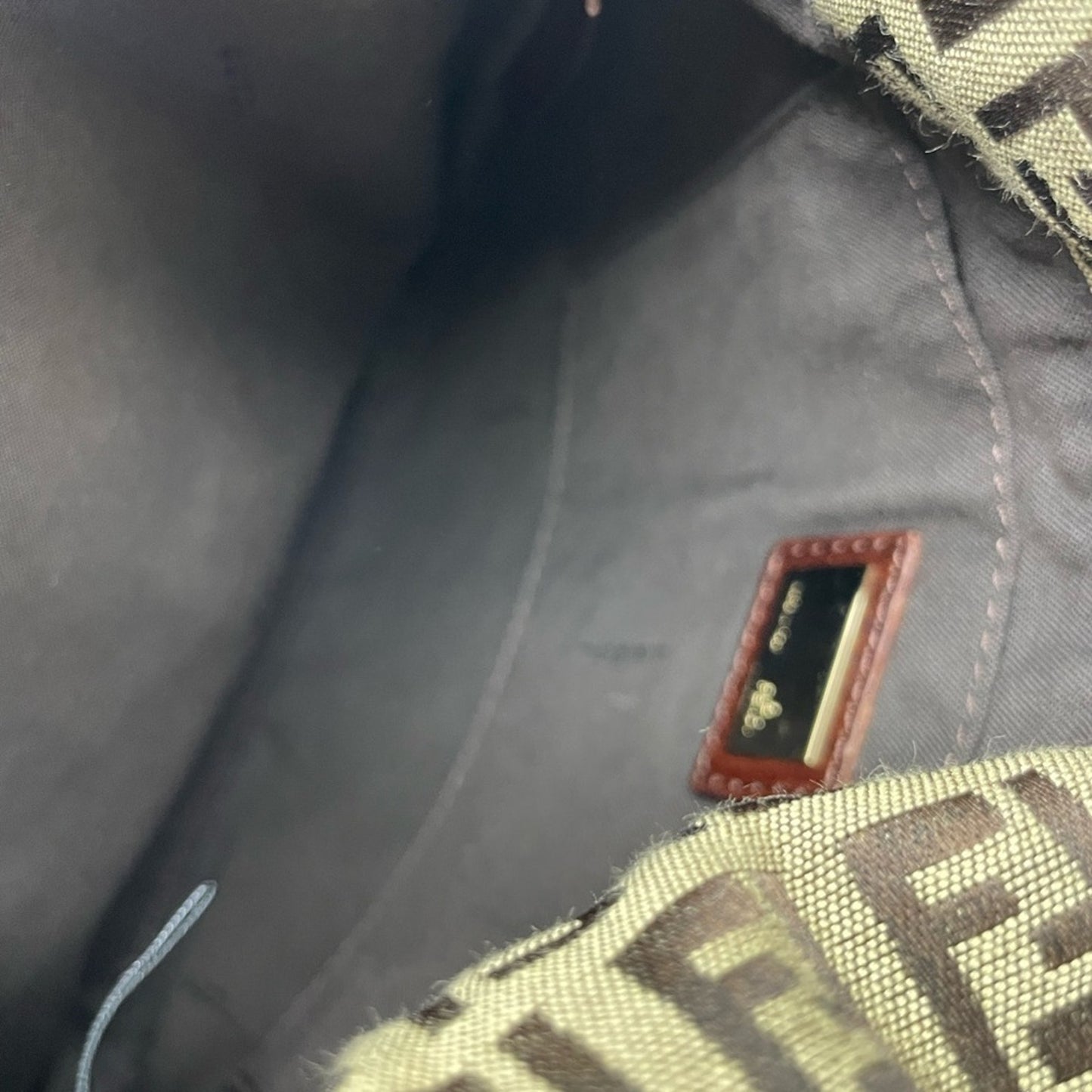 SOLD! Fendi Zucchino Crossbody Bag