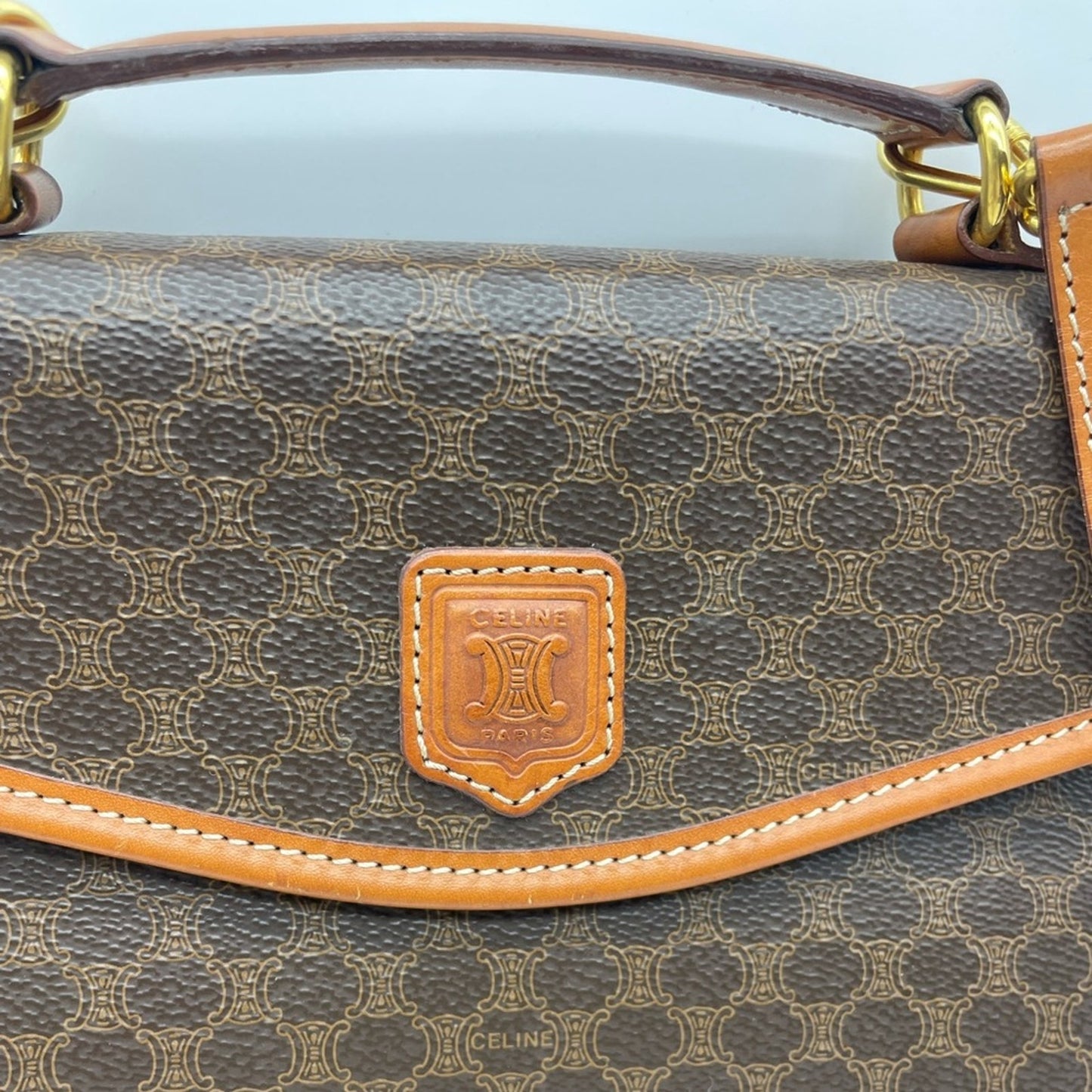 SOLD! Celine Macadam Two Way Bag