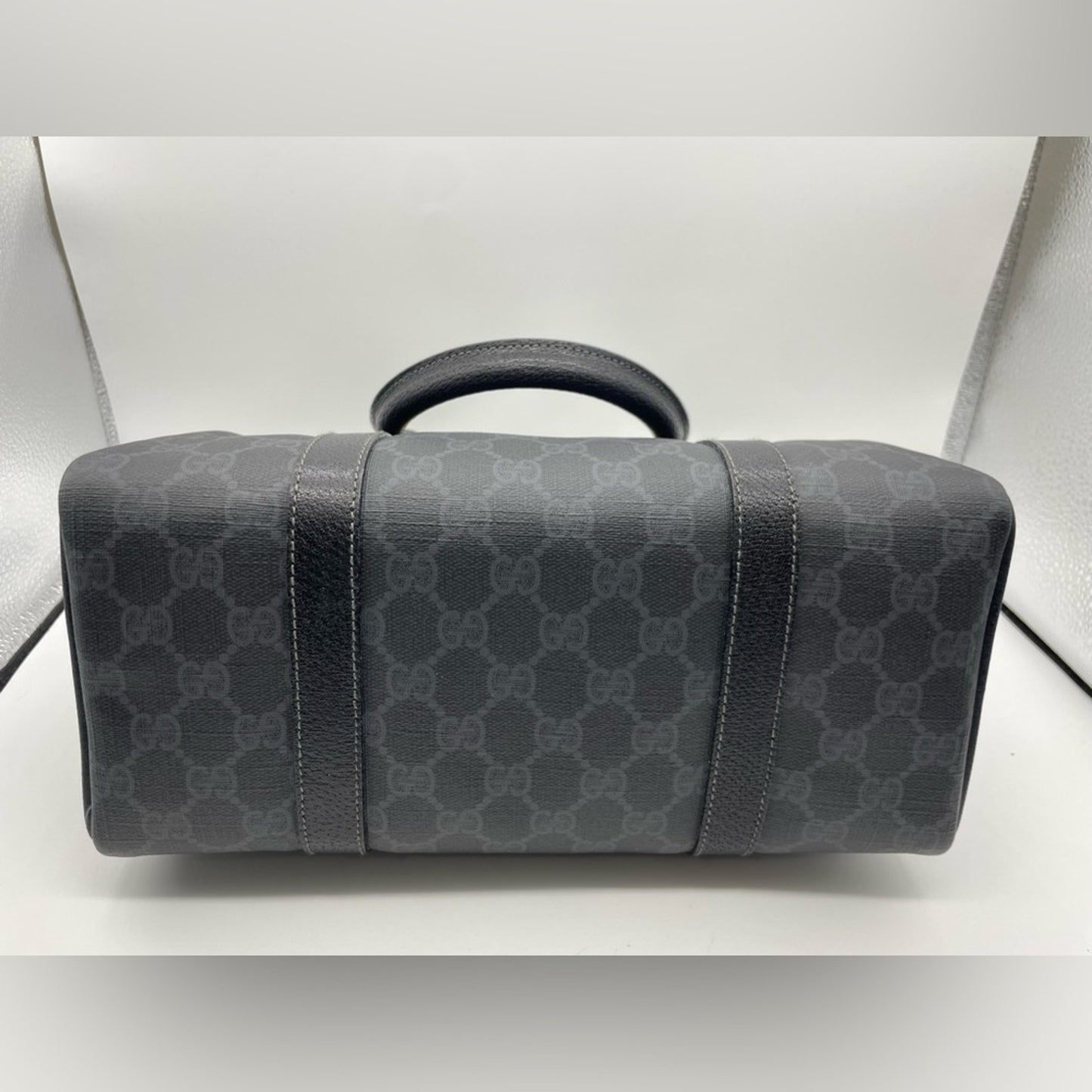 Gucci Sherryline PVC Leather Boston Handbag