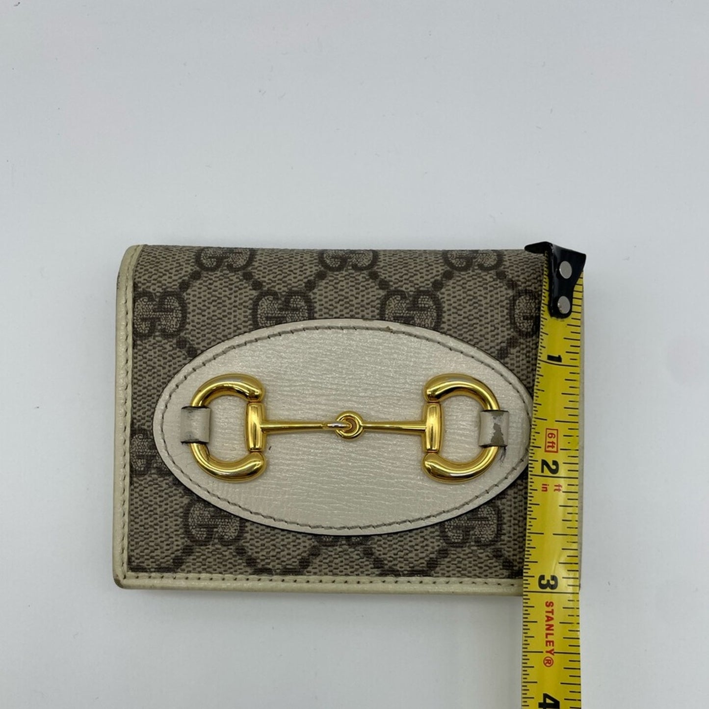 Gucci Horsebit PVC Leather Bifold Wallet