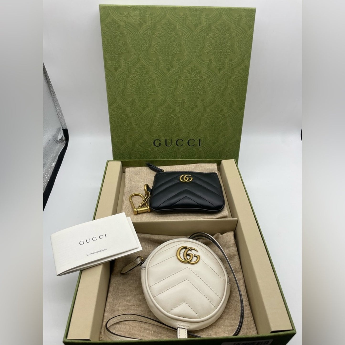 Gucci Marmont Coin Purse Set