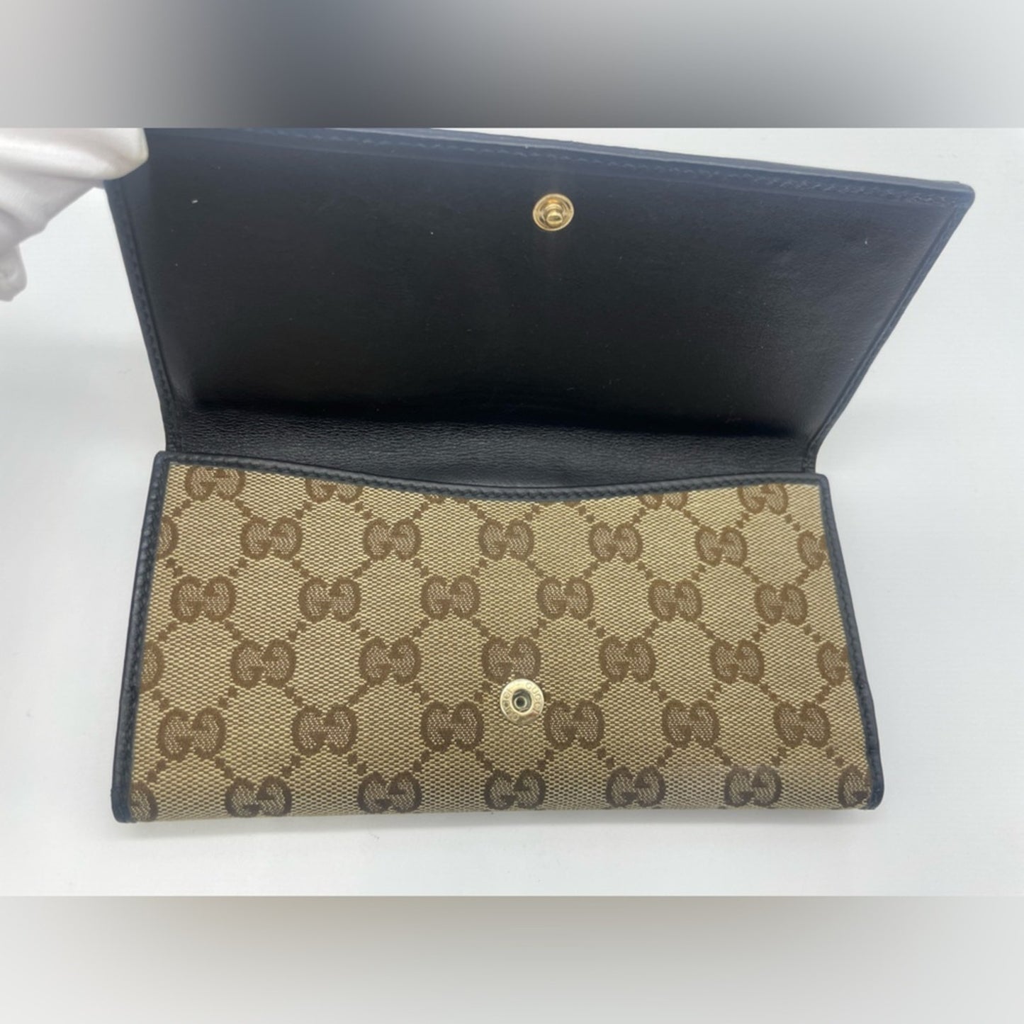 Gucci Canvas Long Wallet