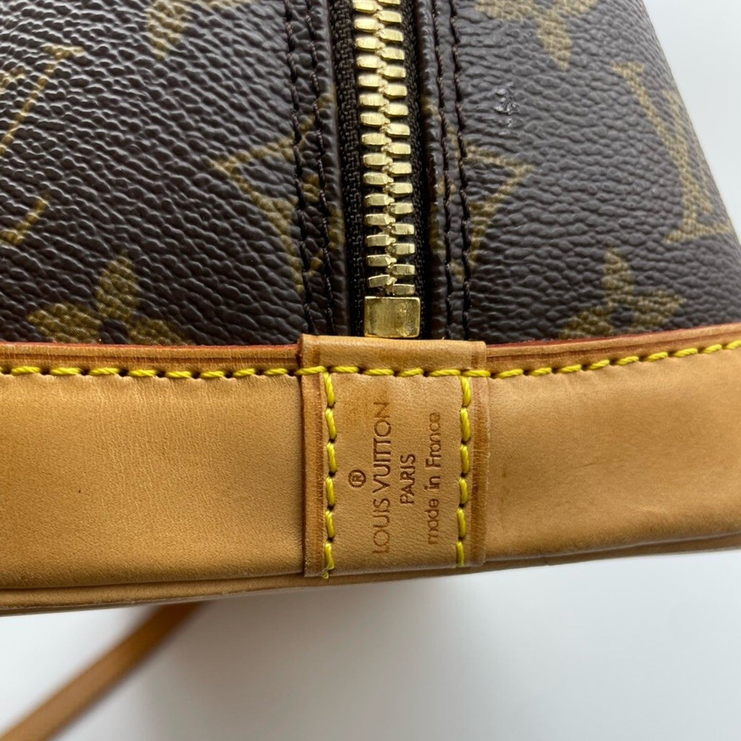 SOLD! Louis Vuitton Alma Monogram with LV Strap