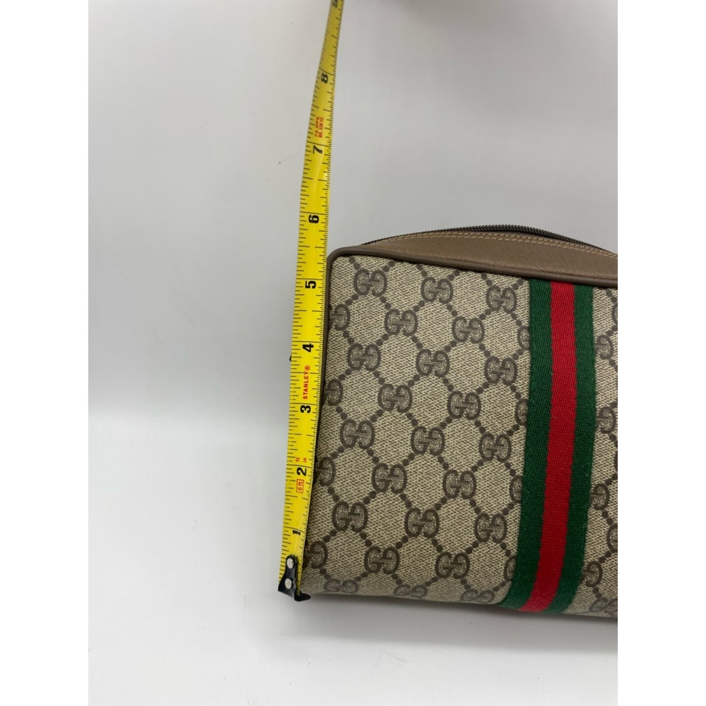 Gucci PVC Leather Sherryline Clutch/Pouch