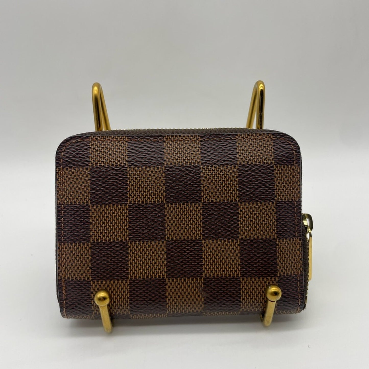 SOLD! Louis Vuitton Damier Ebene Zippy Wallet