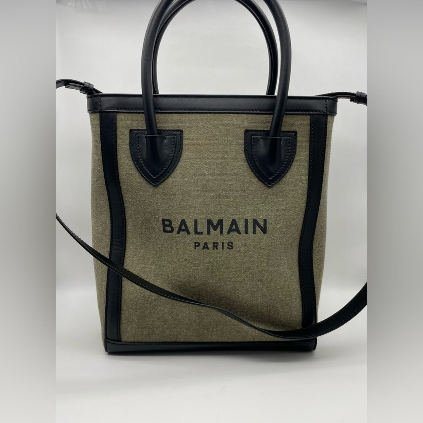 RESERVED! Balmain Canvas Two Way Bag