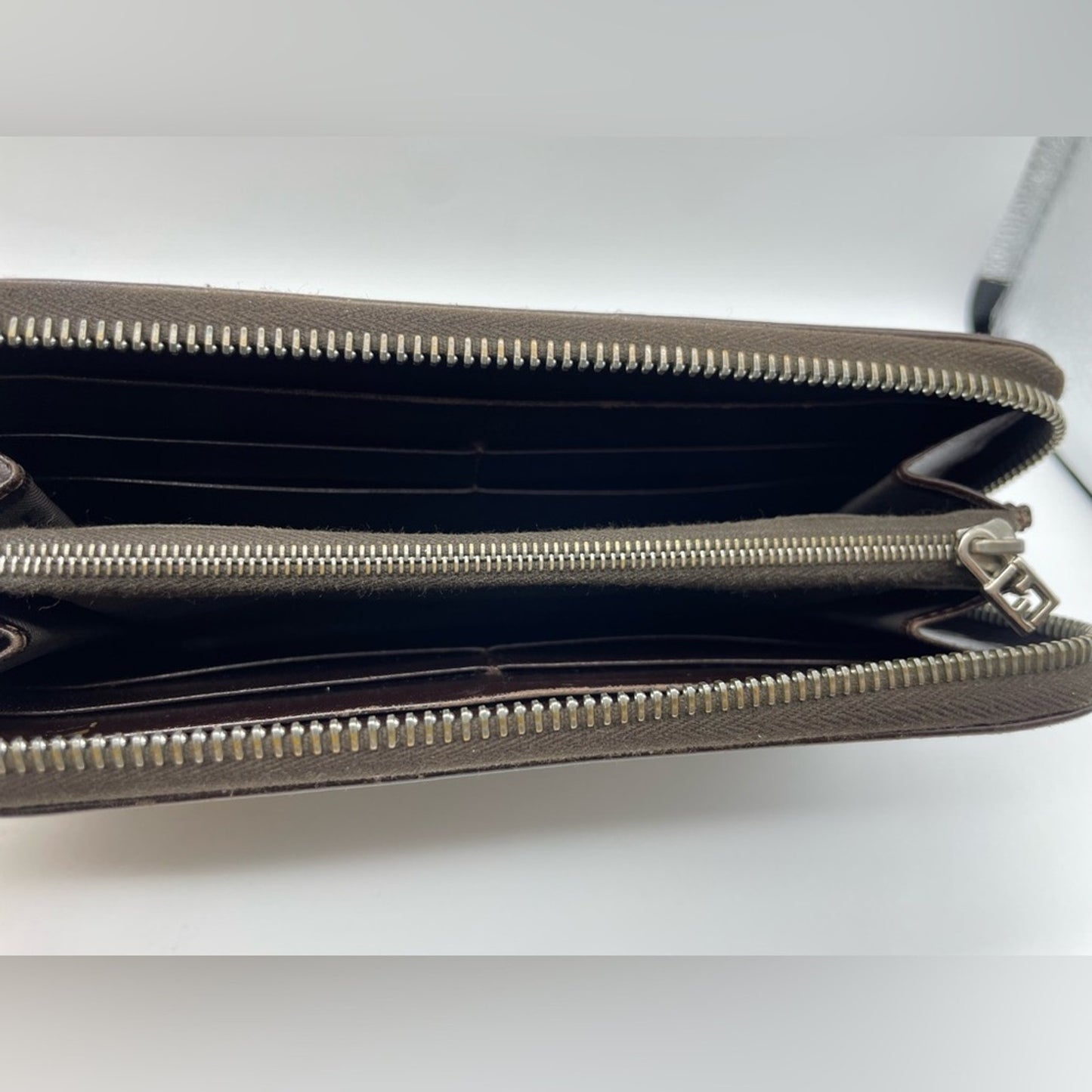 Fendi Zucca Zippy Wallet