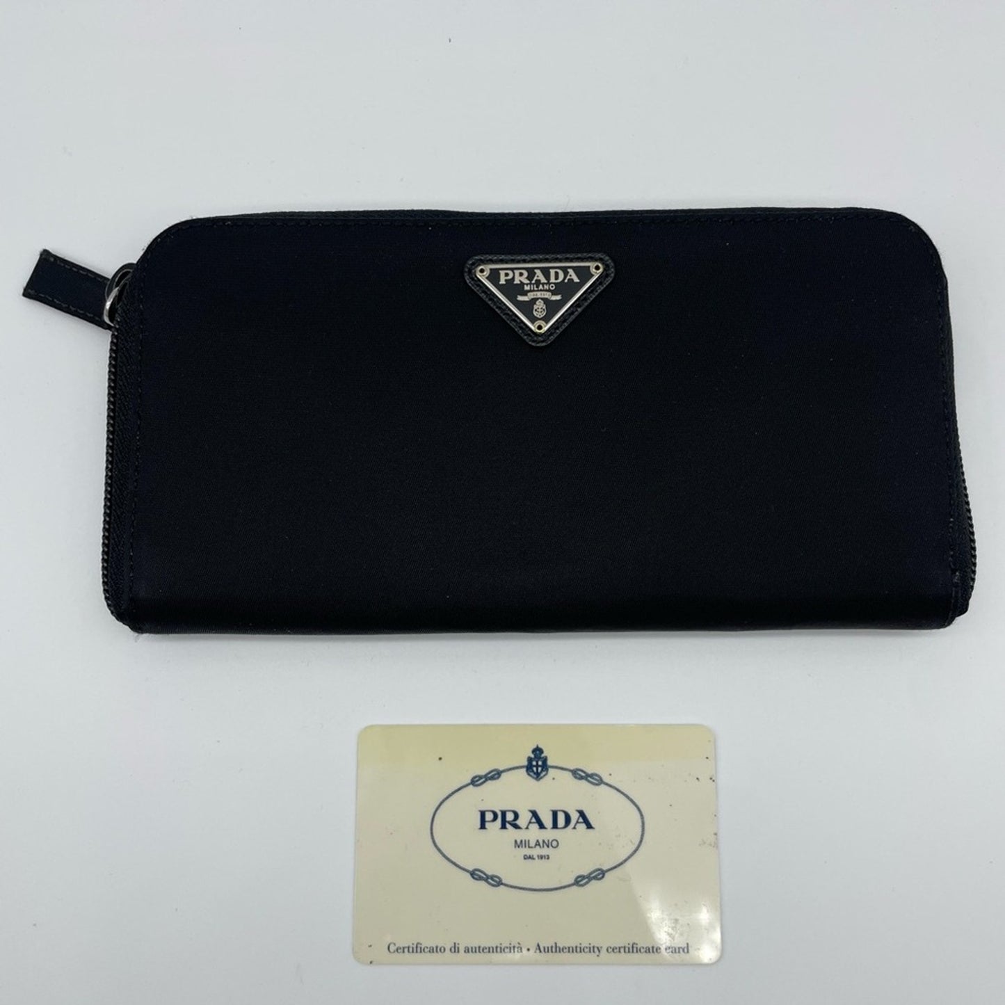 SOLD! Prada Nylon Long Zippy Wallet