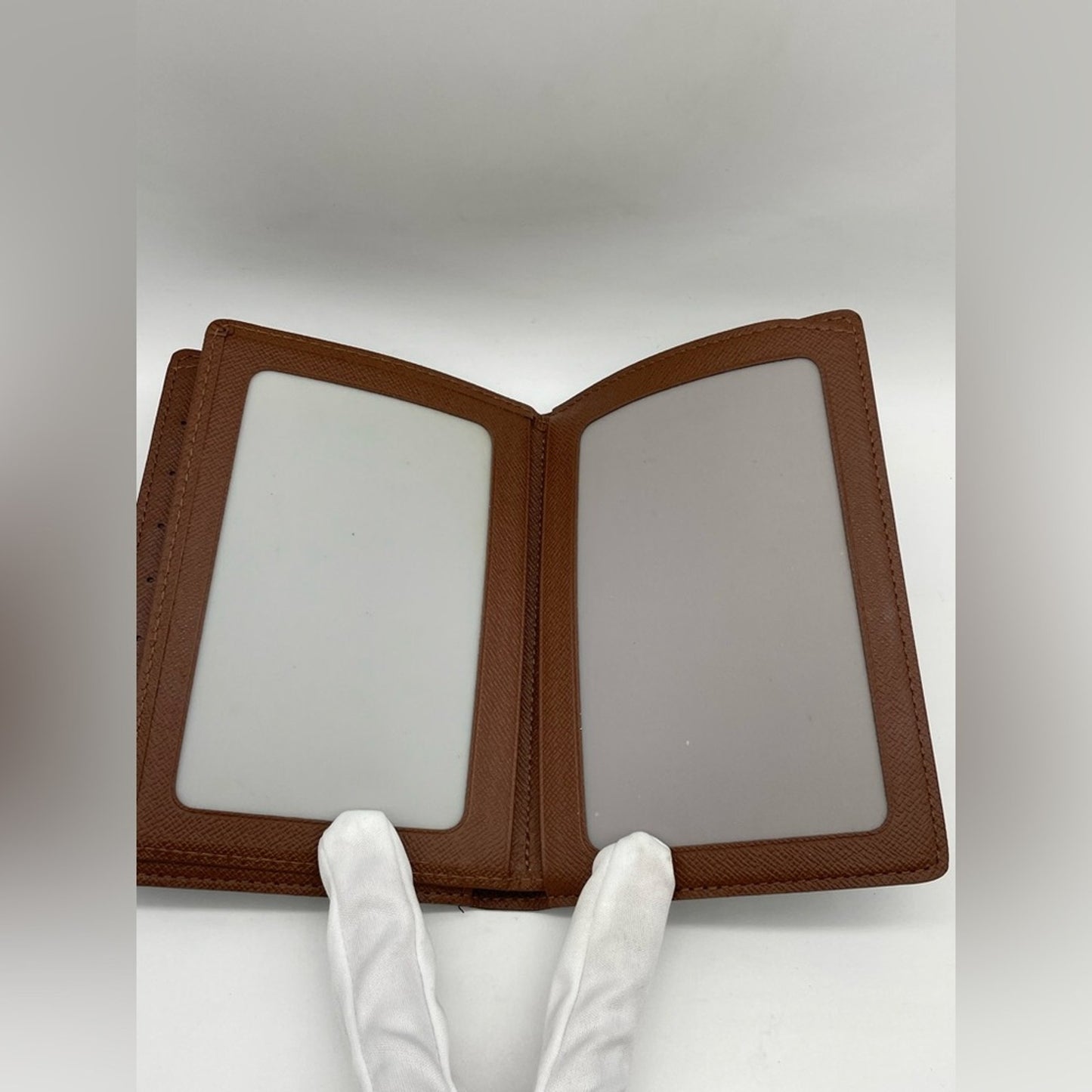 Louis Vuitton Brown Monogram Passport Holder Wallet