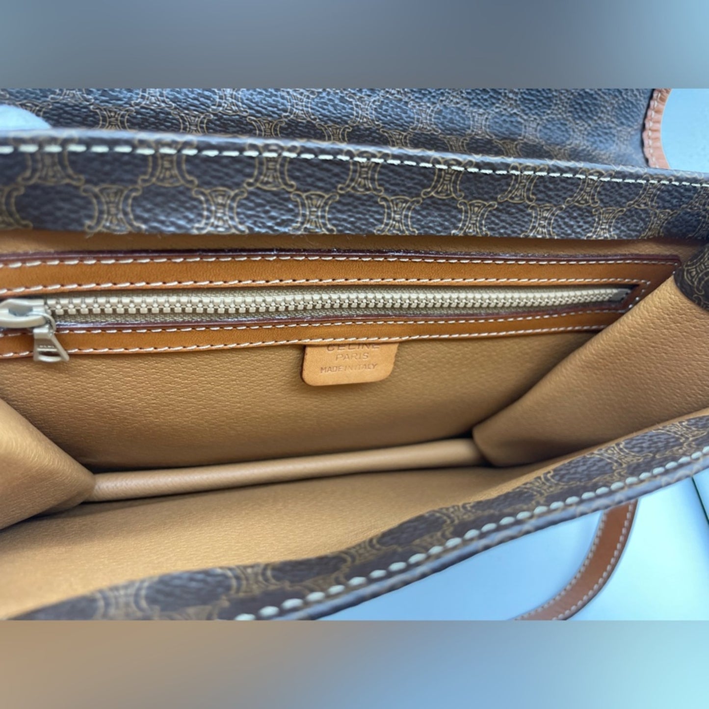 SOLD! Celine Macadam Two Way Bag