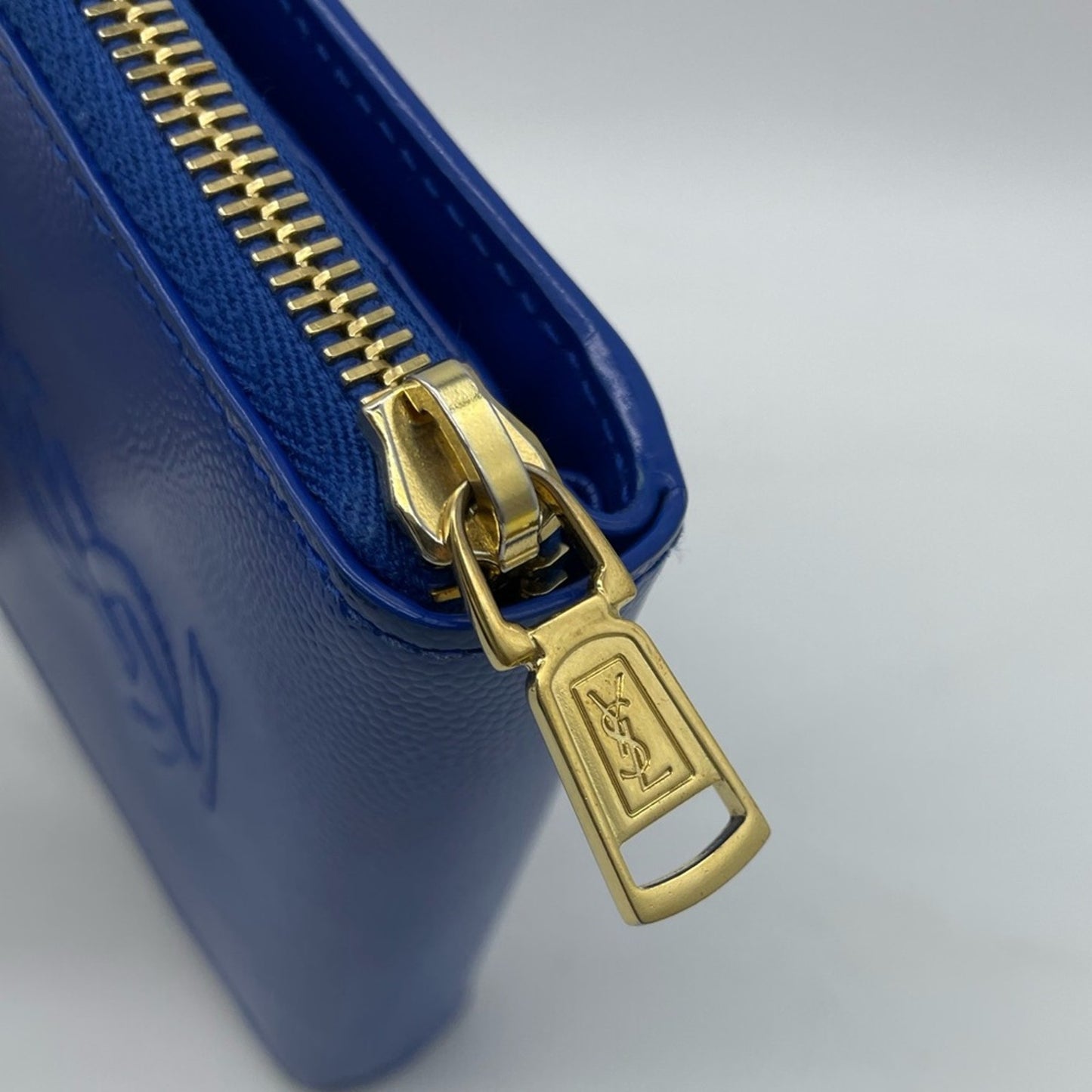 SOLD! Yves Saint Laurent Leather Short Zippy Wallet