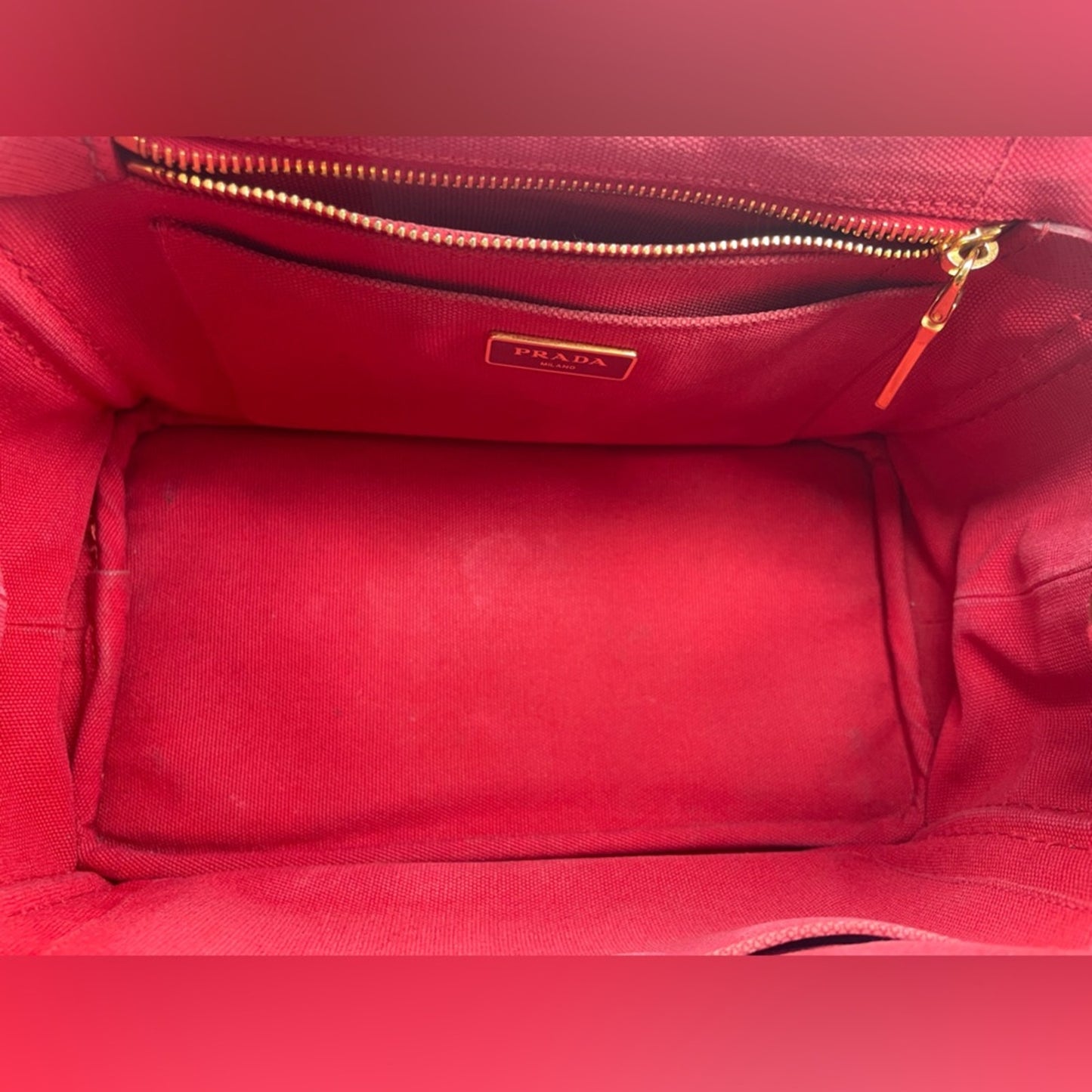 Prada Canapa Two Way Bag