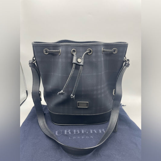 Burberry Nova Print Shoulder Bucket Bag