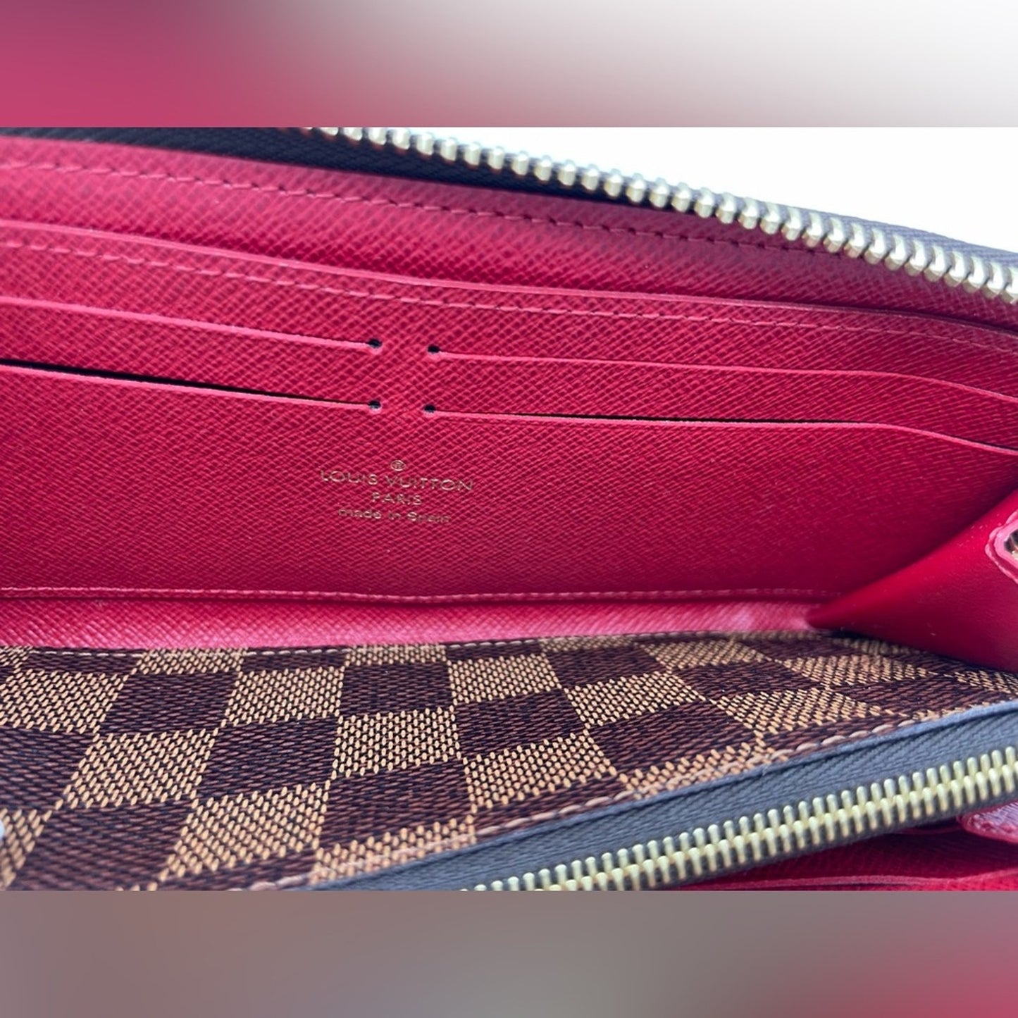 Louis Vuitton Damier Clemence Long Wallet
