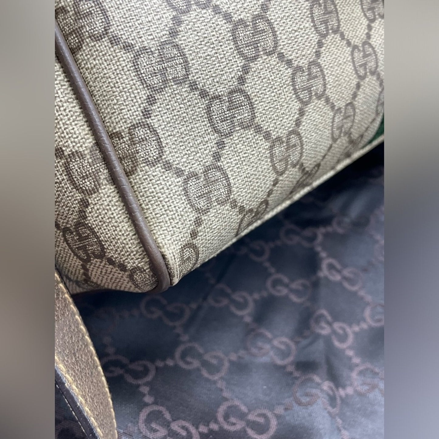 SOLD! Gucci Sherryline PVC Leather Two Way Bag
