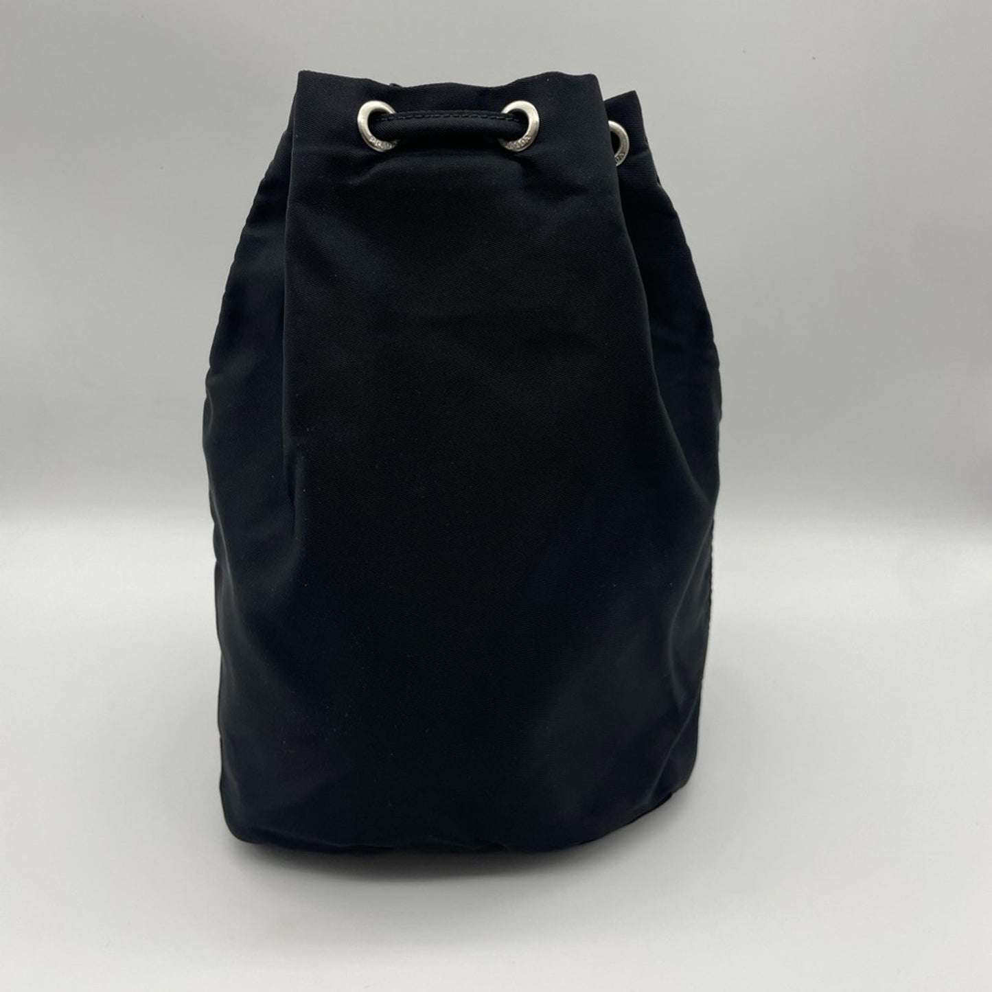 SOLD! Prada Nylon Drawstring Bucket Pouch