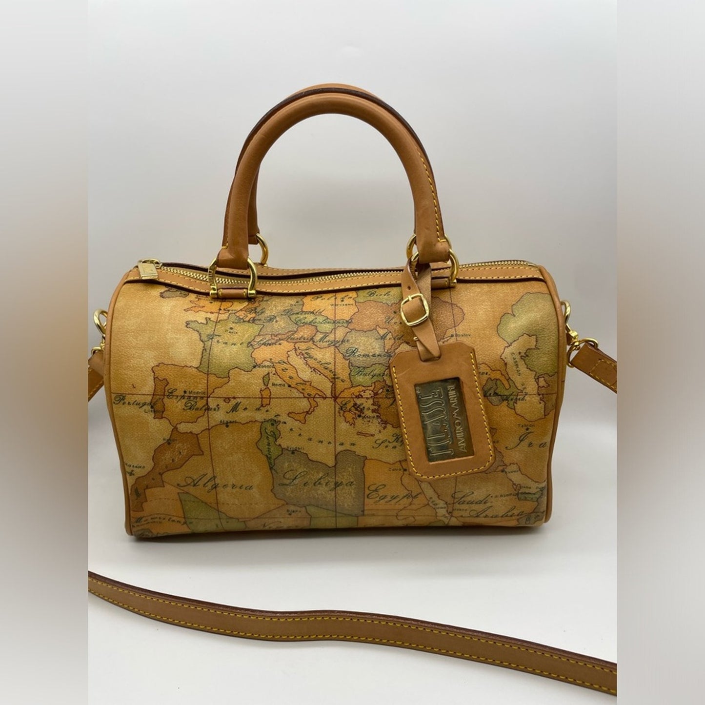 SOLD! Alviero Boston Bag two way bag