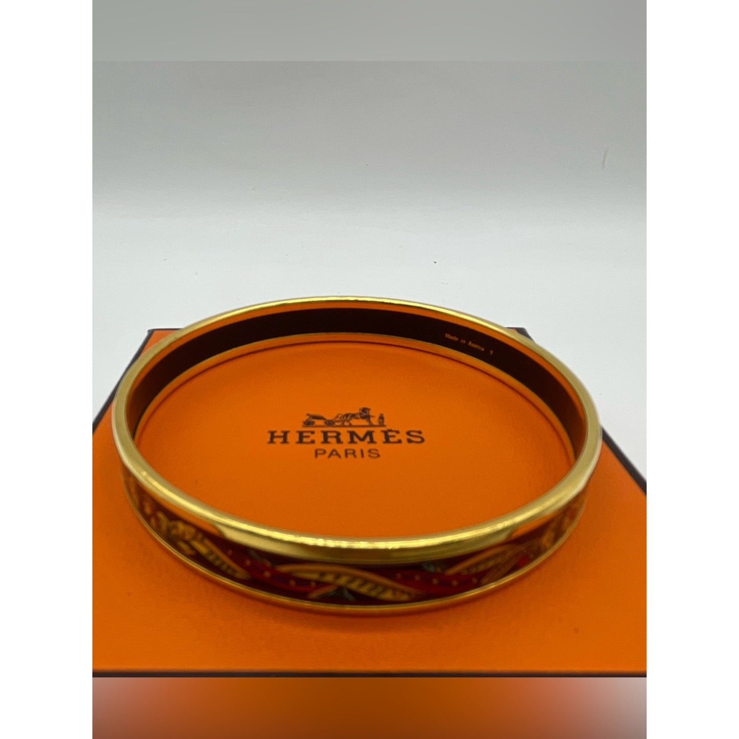 Hermes Enamel Bangle