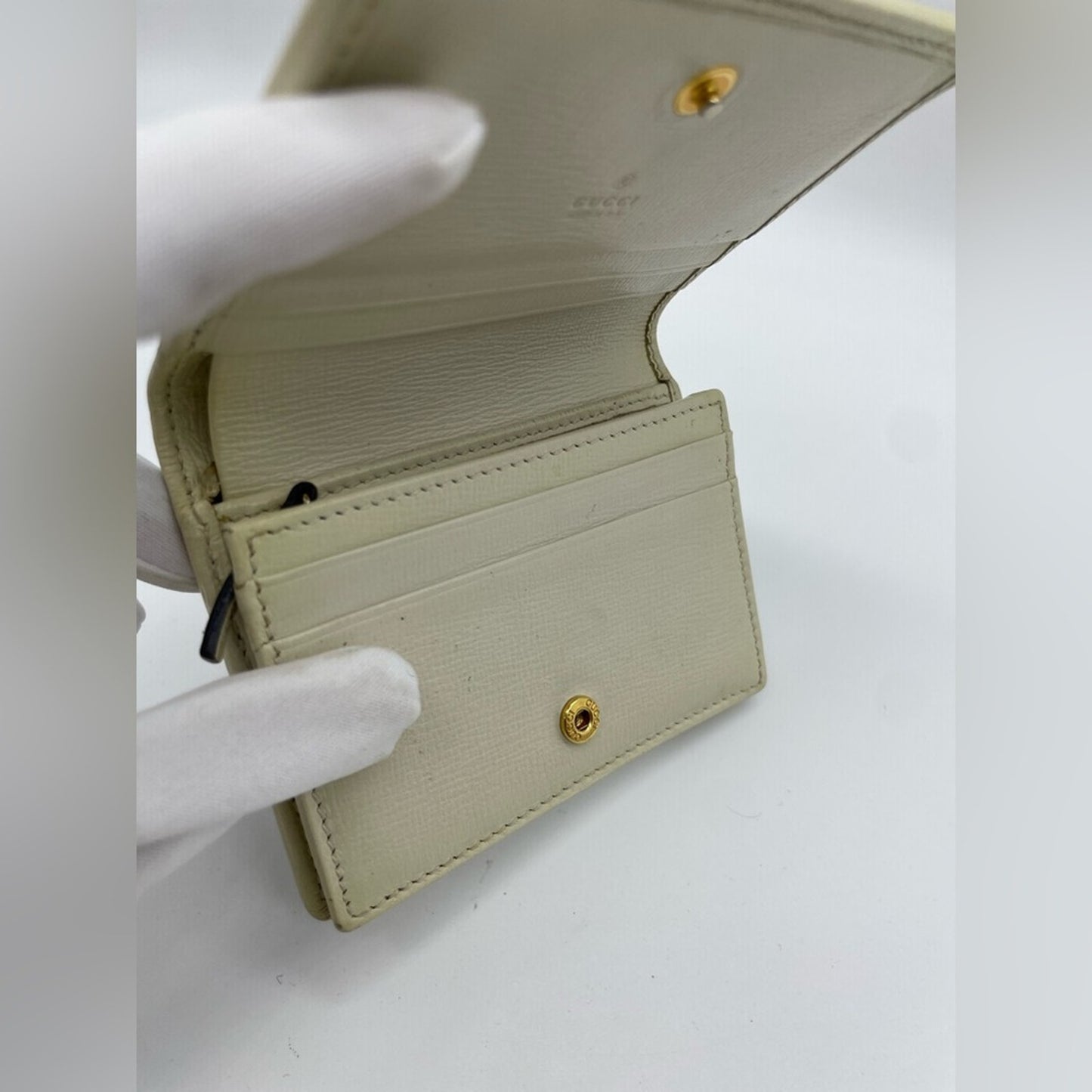 Gucci Horsebit PVC Leather Bifold Wallet