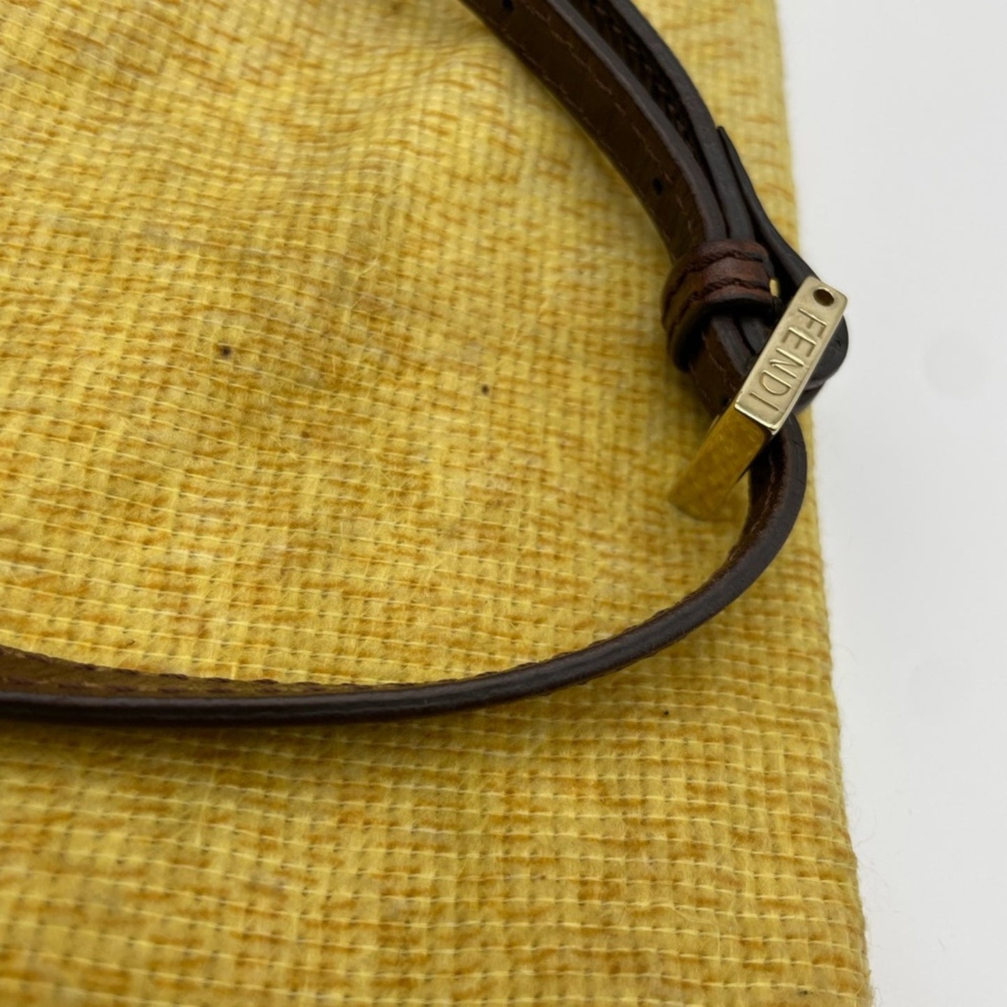 SOLD! Fendi Zucchino Crossbody Bag
