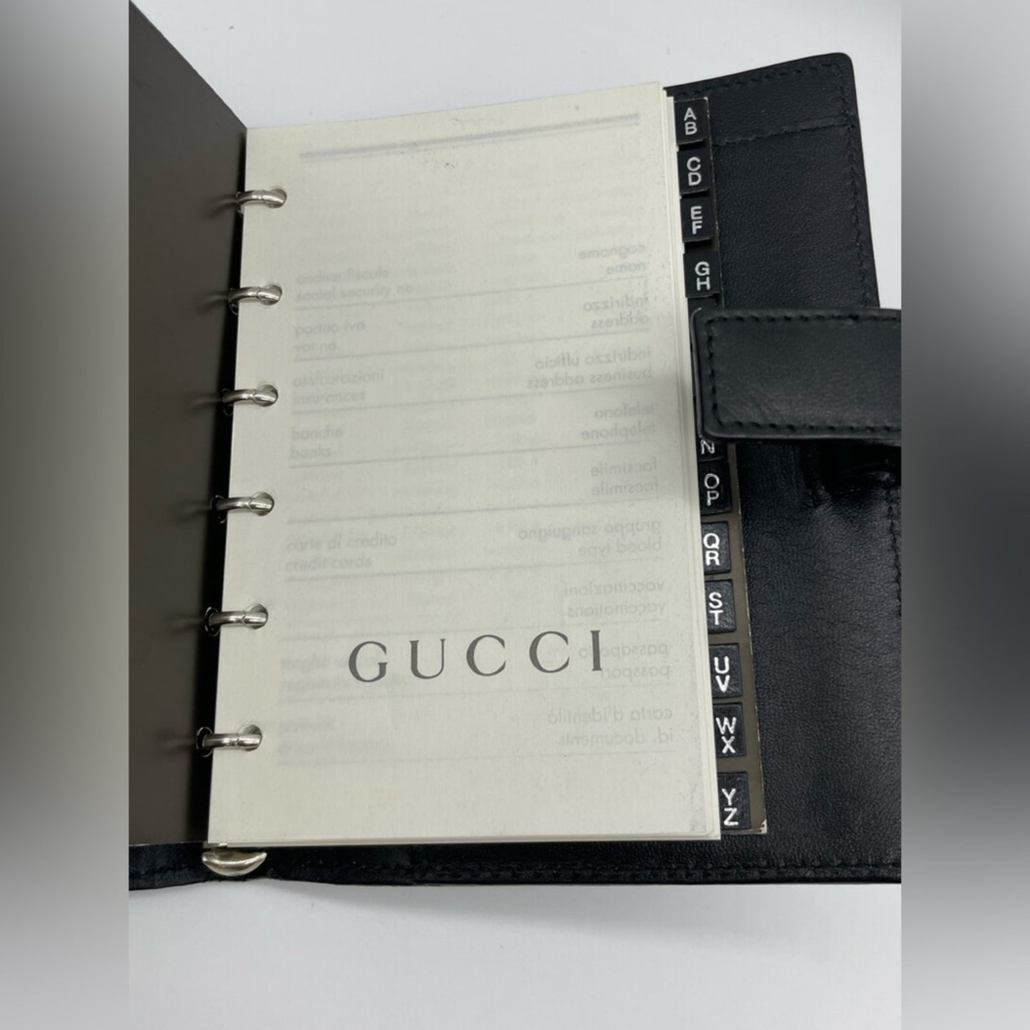 Gucci Leather Agenda Organizer
