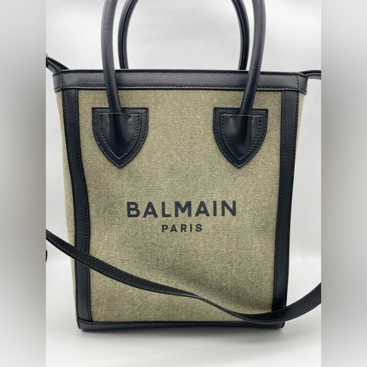 RESERVED! Balmain Canvas Two Way Bag