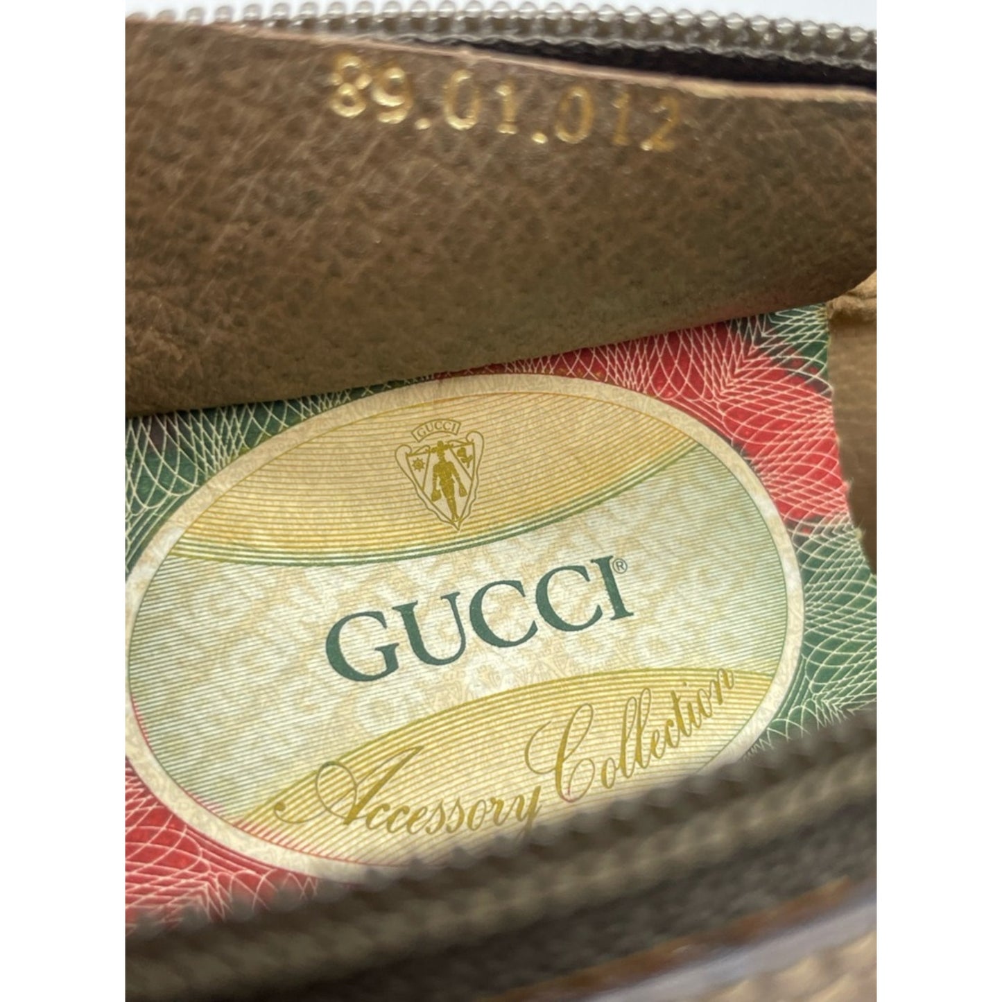 Gucci PVC Leather Sherryline Clutch/Pouch