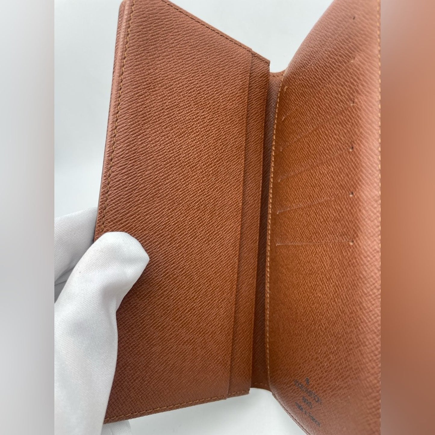 Louis Vuitton Brown Monogram Long Wallet