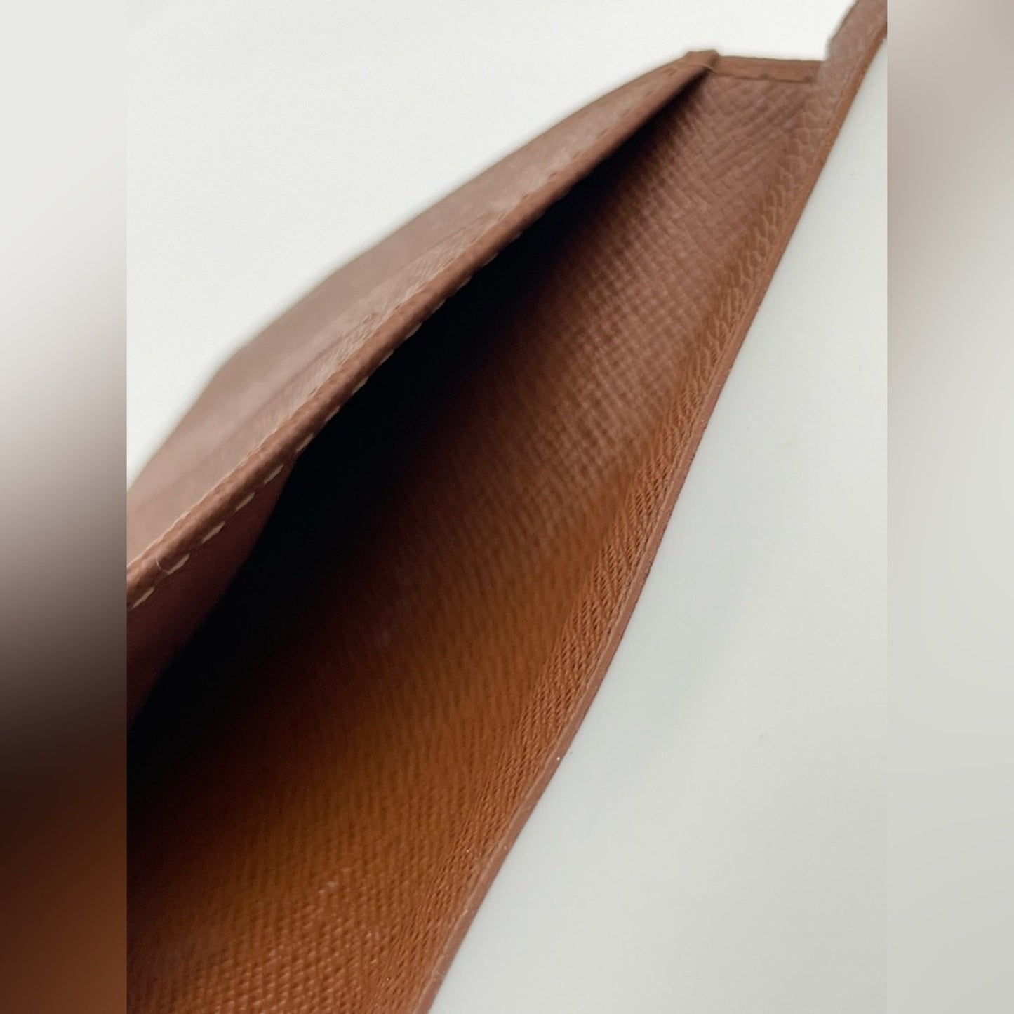 Louis Vuitton Brown Monogram Passport Holder Wallet