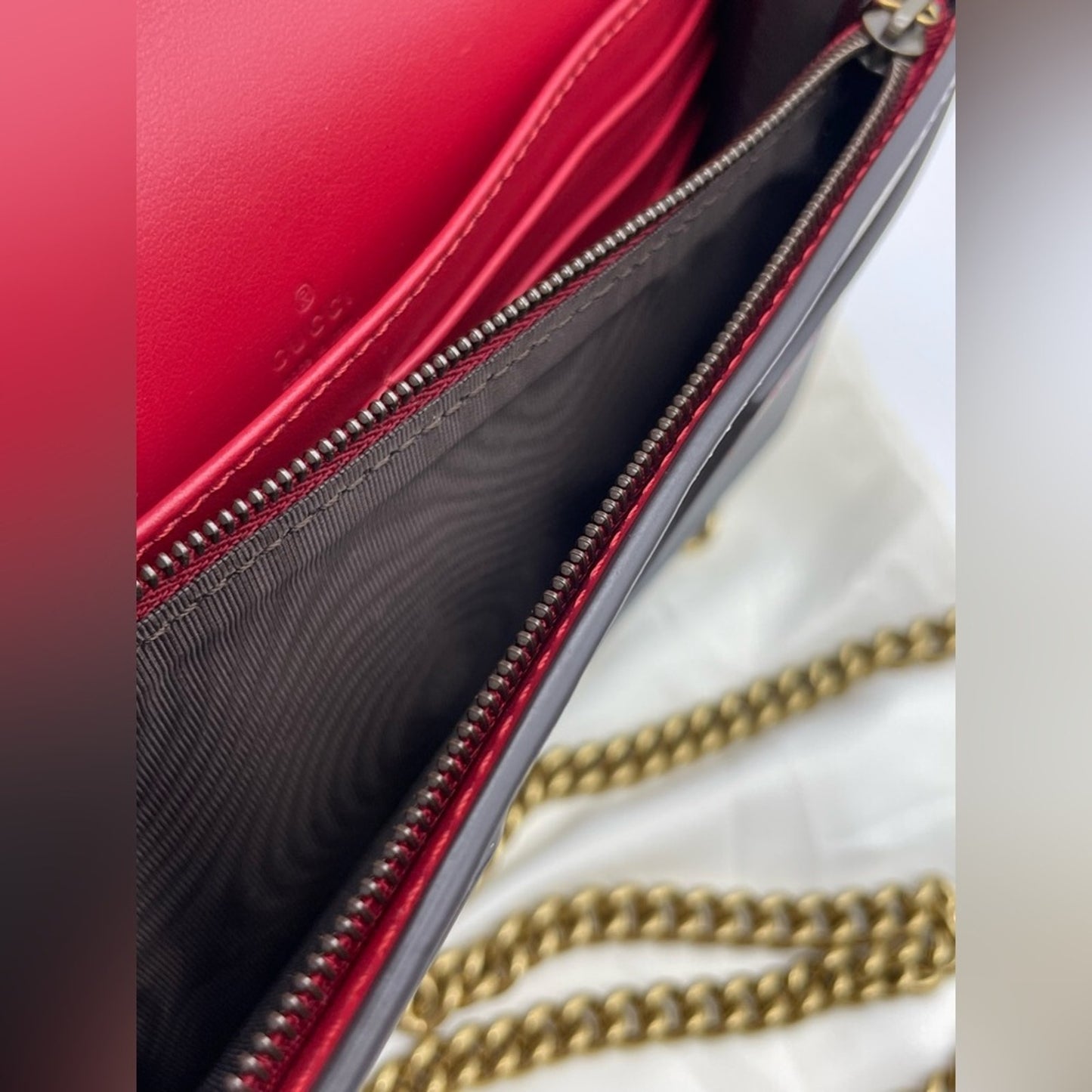 Gucci Bee Wallet/Clutch on Chain