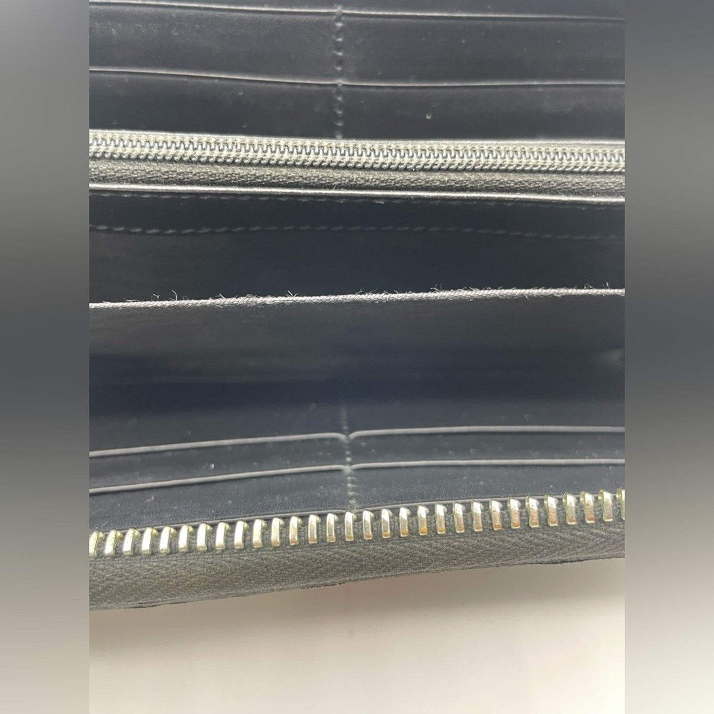 Gucci PVC Leather Sherryline Long Zippy Wallet