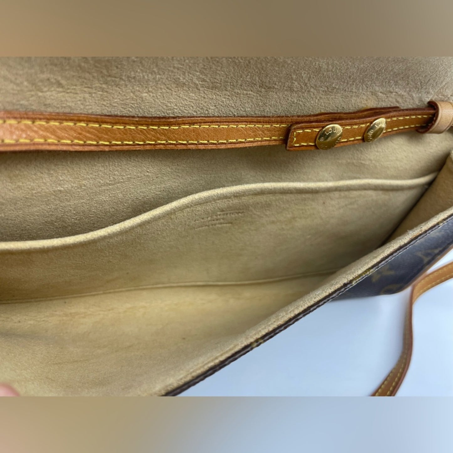 SOLD! Louis Vuitton Monogram Twin Pochette Sling Bag