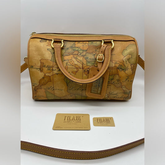 SOLD! Alviero Boston Bag two way bag