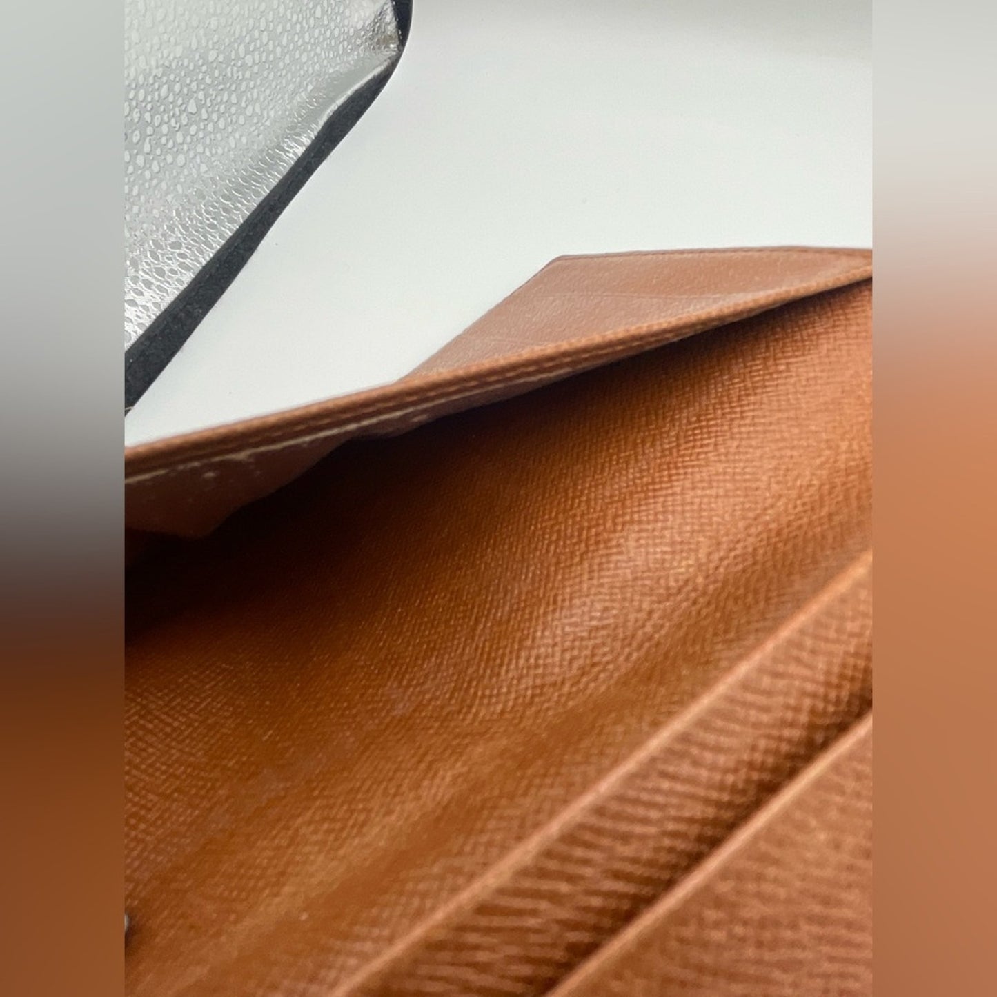 Louis Vuitton Monogram Checkbook Long Wallet