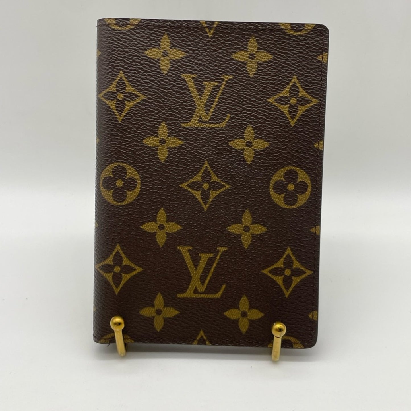 Louis Vuitton Brown Monogram Passport Holder Wallet