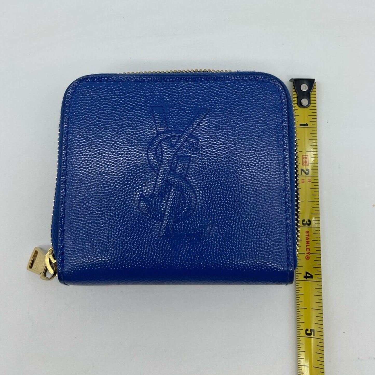 SOLD! Yves Saint Laurent Leather Short Zippy Wallet