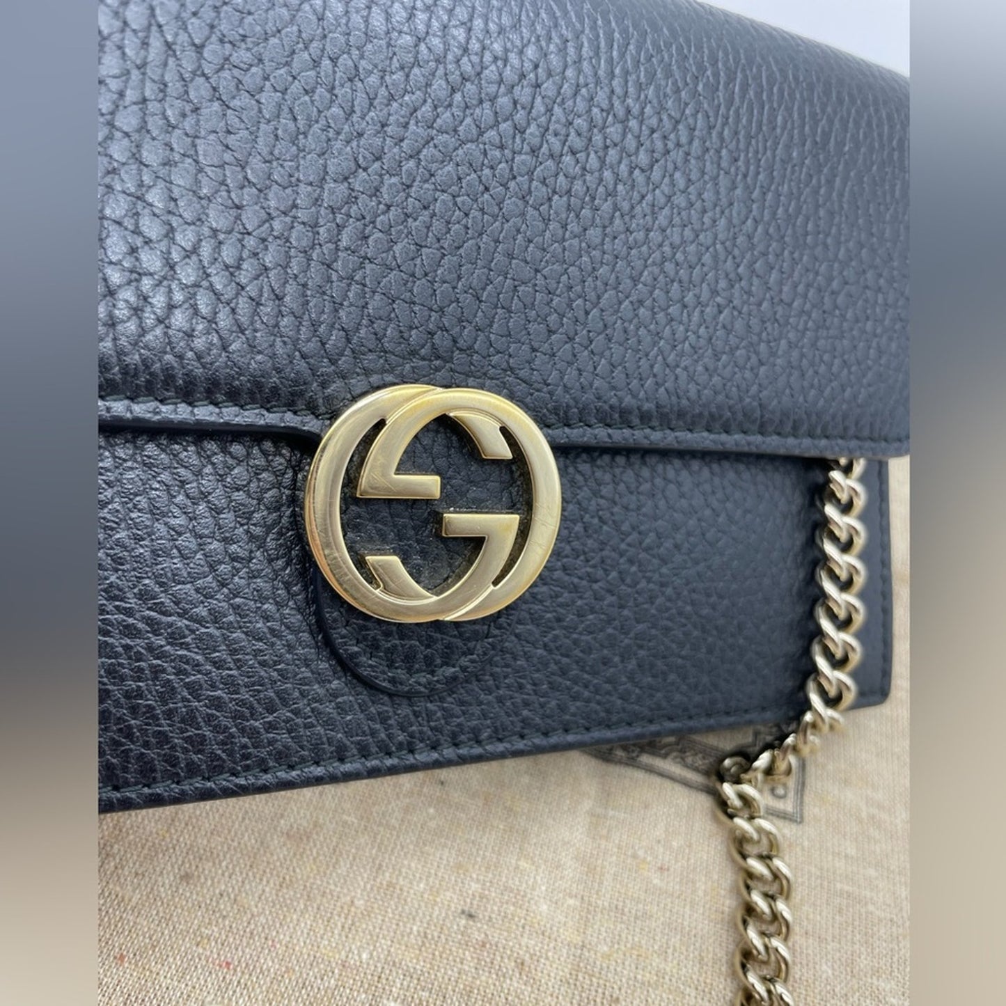 SOLD! Gucci Wallet on Chain Sling Bag