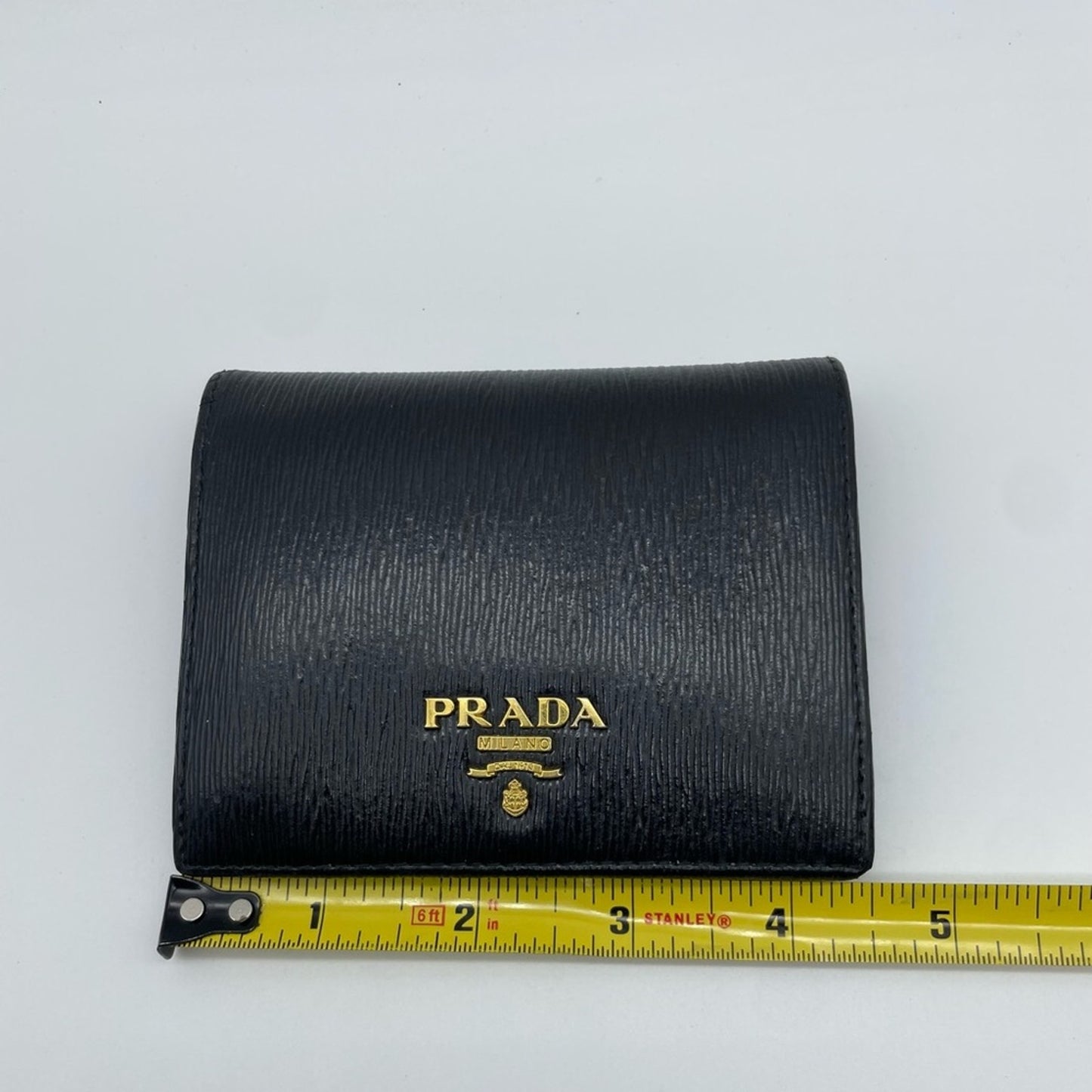 SOLD! Prada Black Leather Wallet