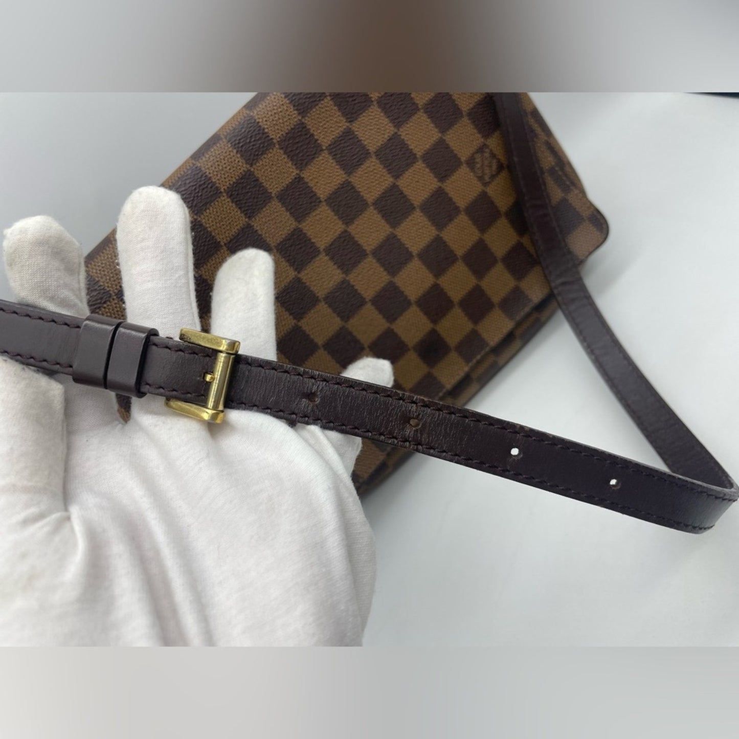 SOLD! Louis Vuitton Damier Tango Shoulder Bag
