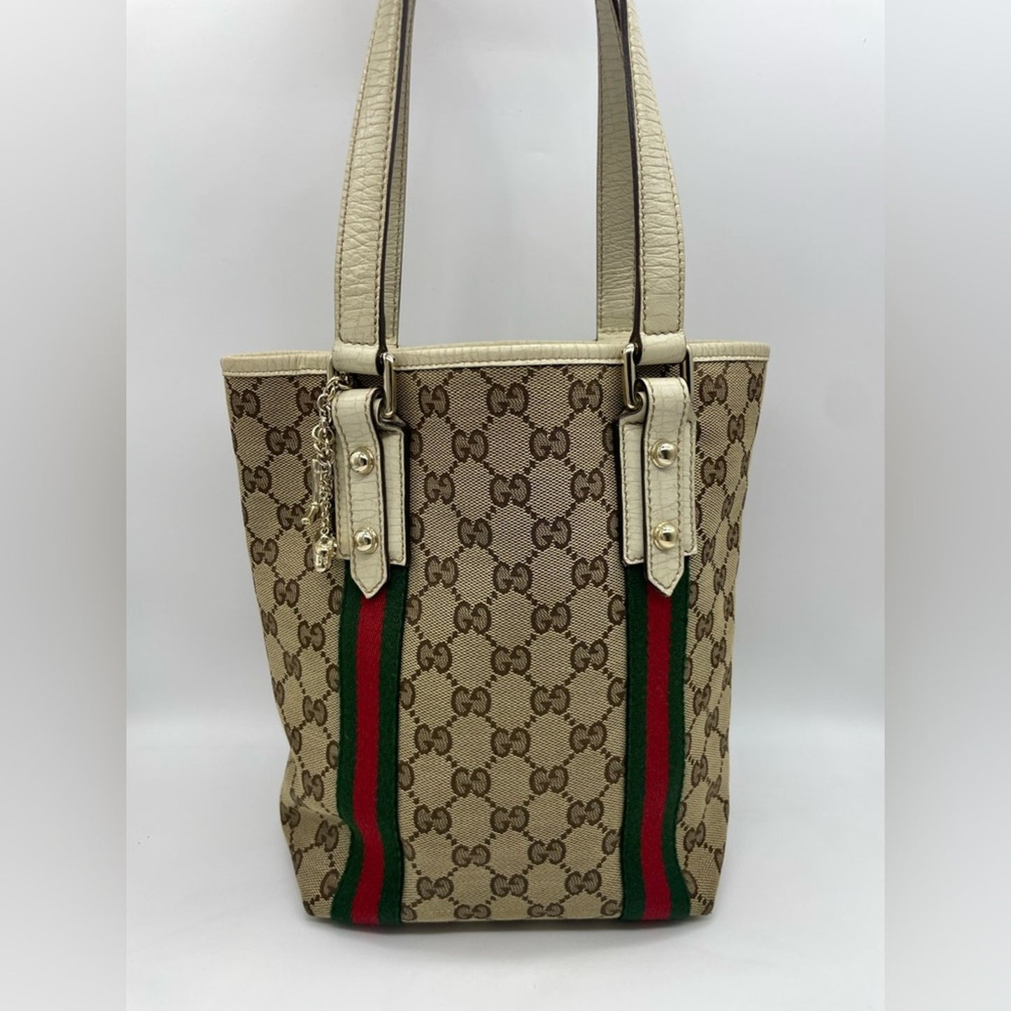 Gucci Sherryline Canvas Bucket Bag