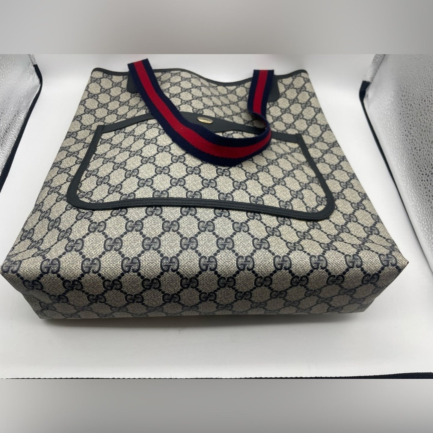 SOLD! Gucci Sherryline PVC Leather Tote Bag