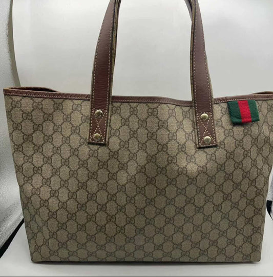 Gucci Sherry Line PVC Tote Bag