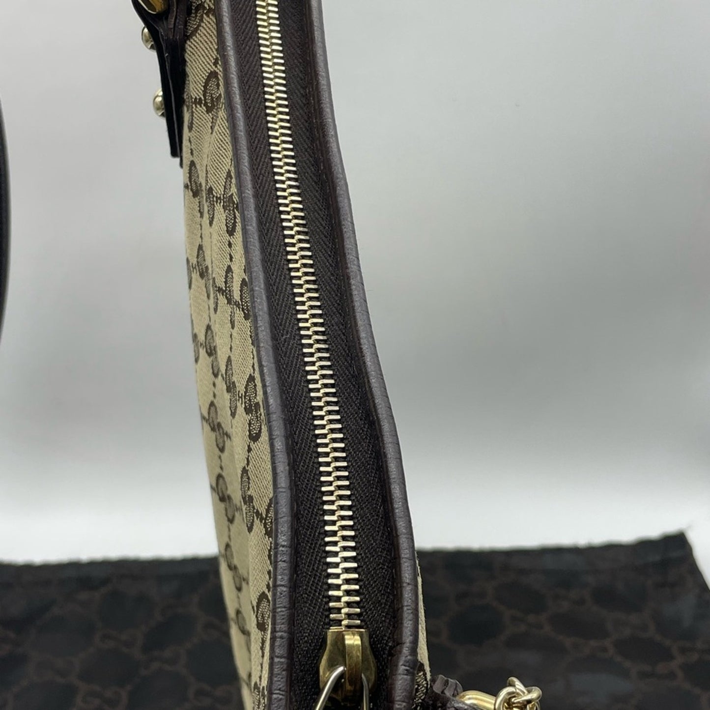 SOLD! Gucci Sherry Line Canvas Sling/Crossbody Bag