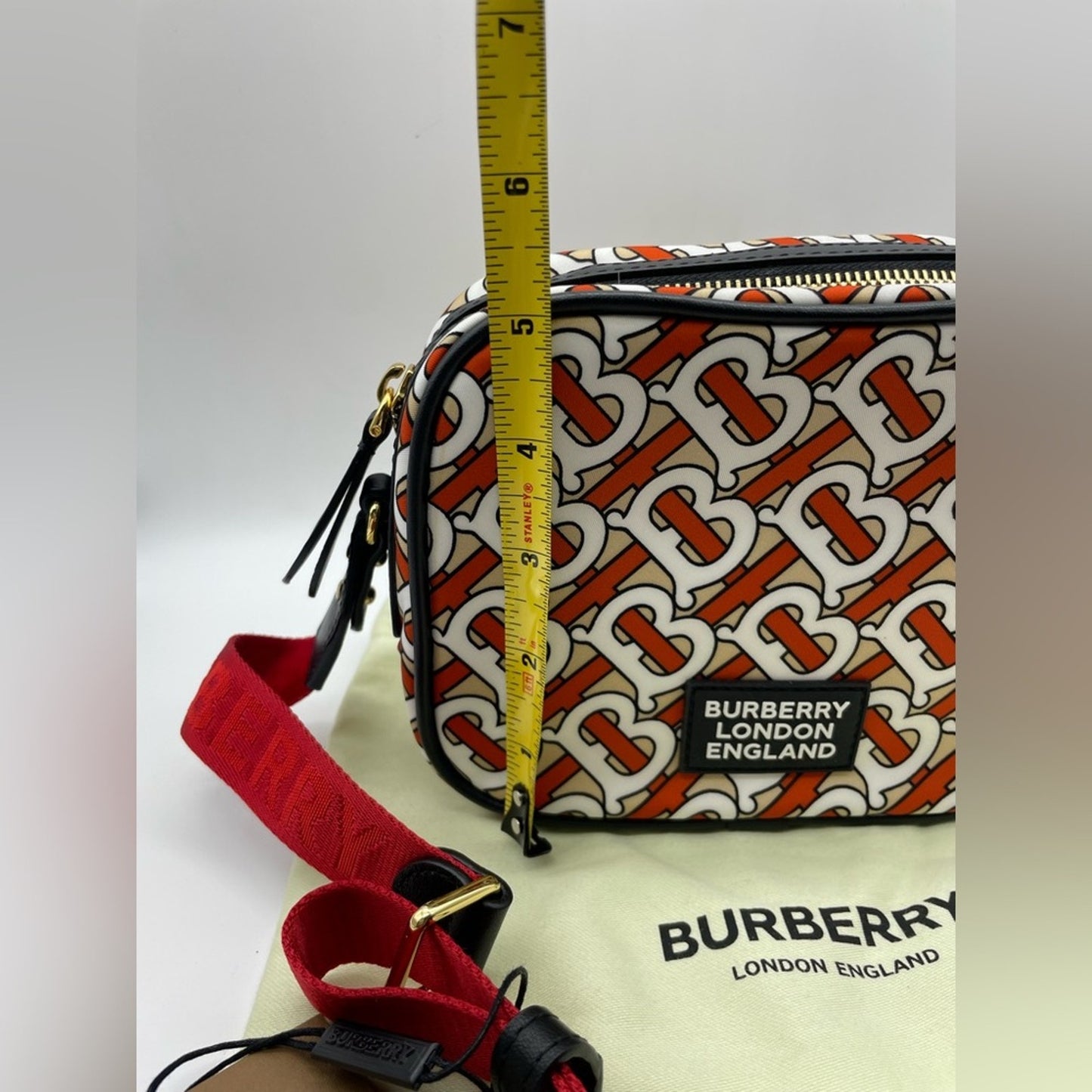 Burberry Camera Print Sling/Crossbody Bag